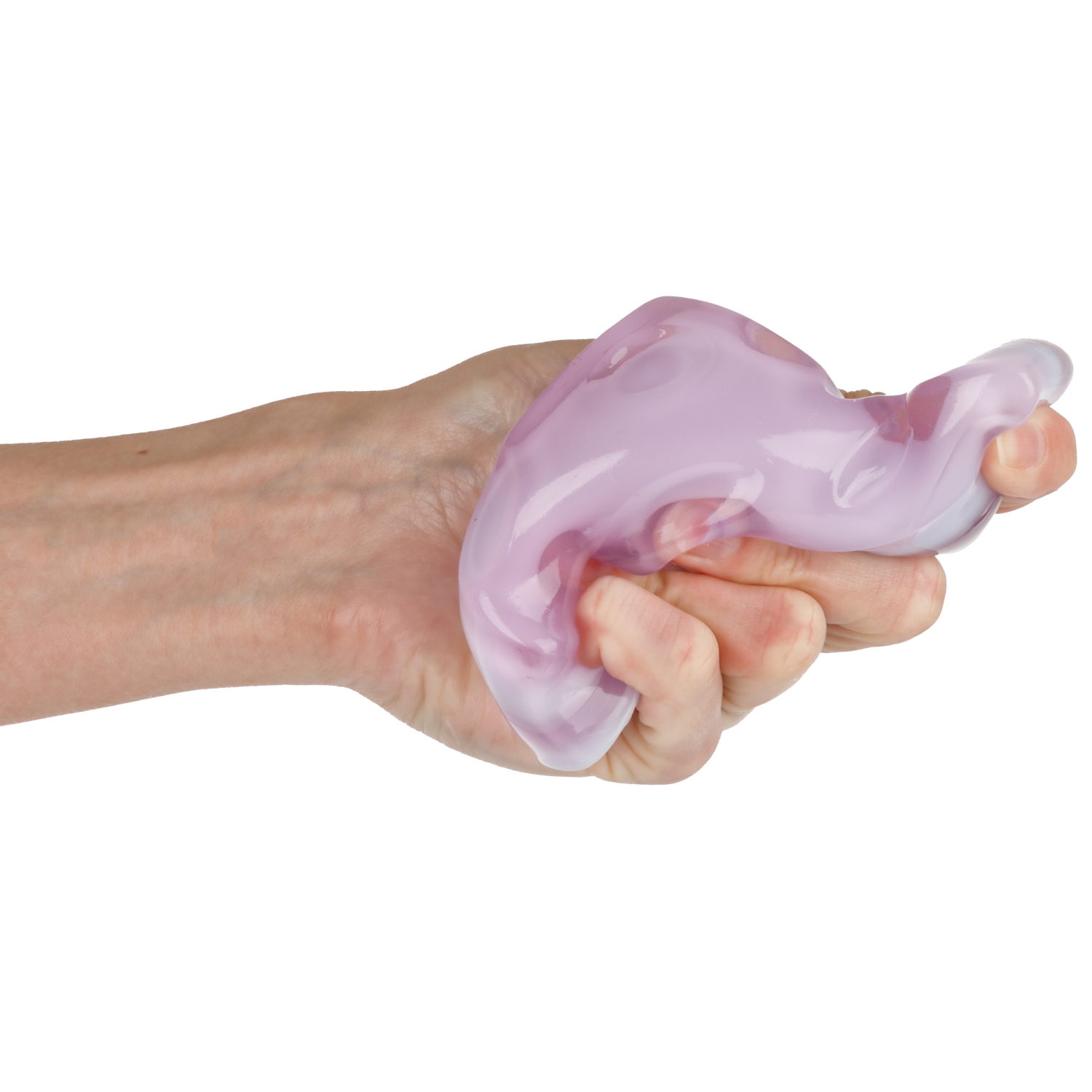 Игрушка-антистресс 1TOY Крутой замес Супергель «Сыр», фиолетовый