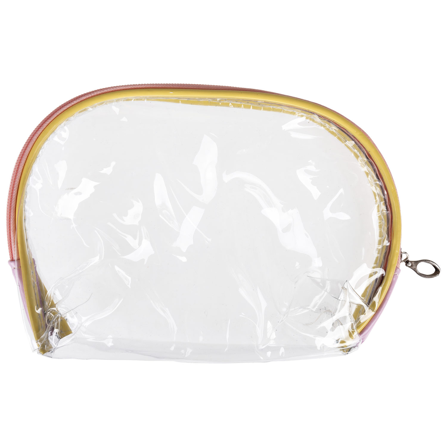 Набор из косметичек 2в1 Lukky Glam Dessert, прозрачная (24*15*8.5 см) и цветная с лого (19*11*8 см)