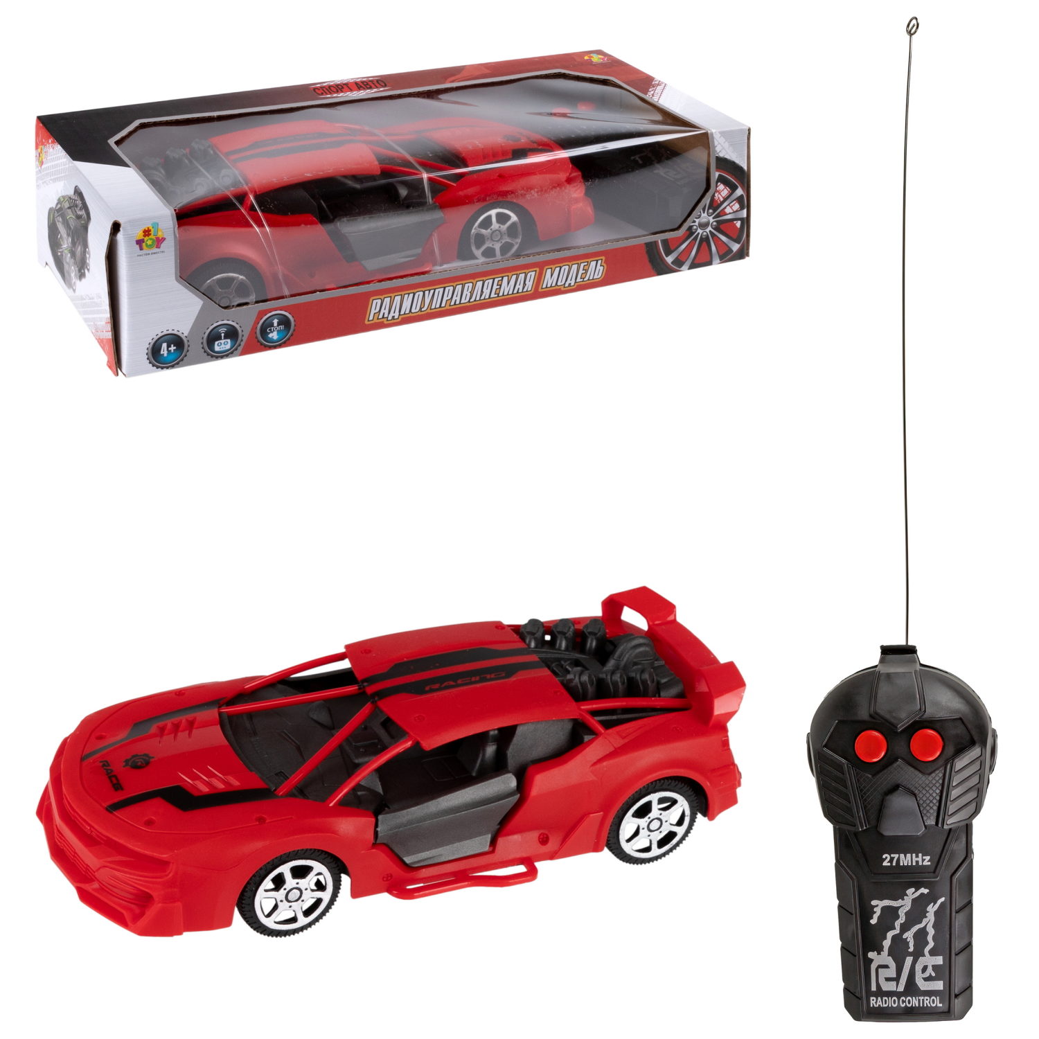 Машинка на пульте управления 1TOY Спортавто