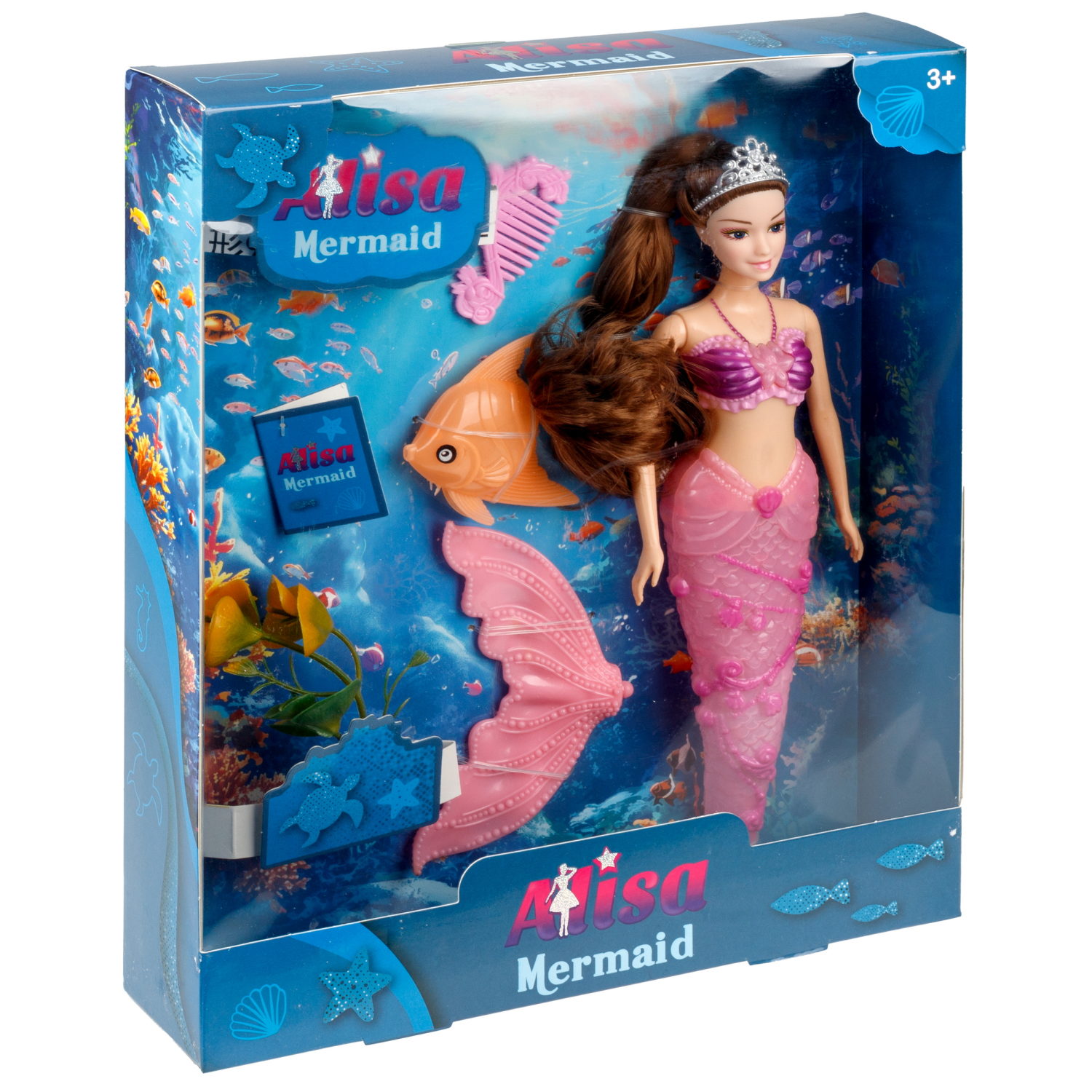 Кукла русалочка Mermaid, с аксессурами, 29 см