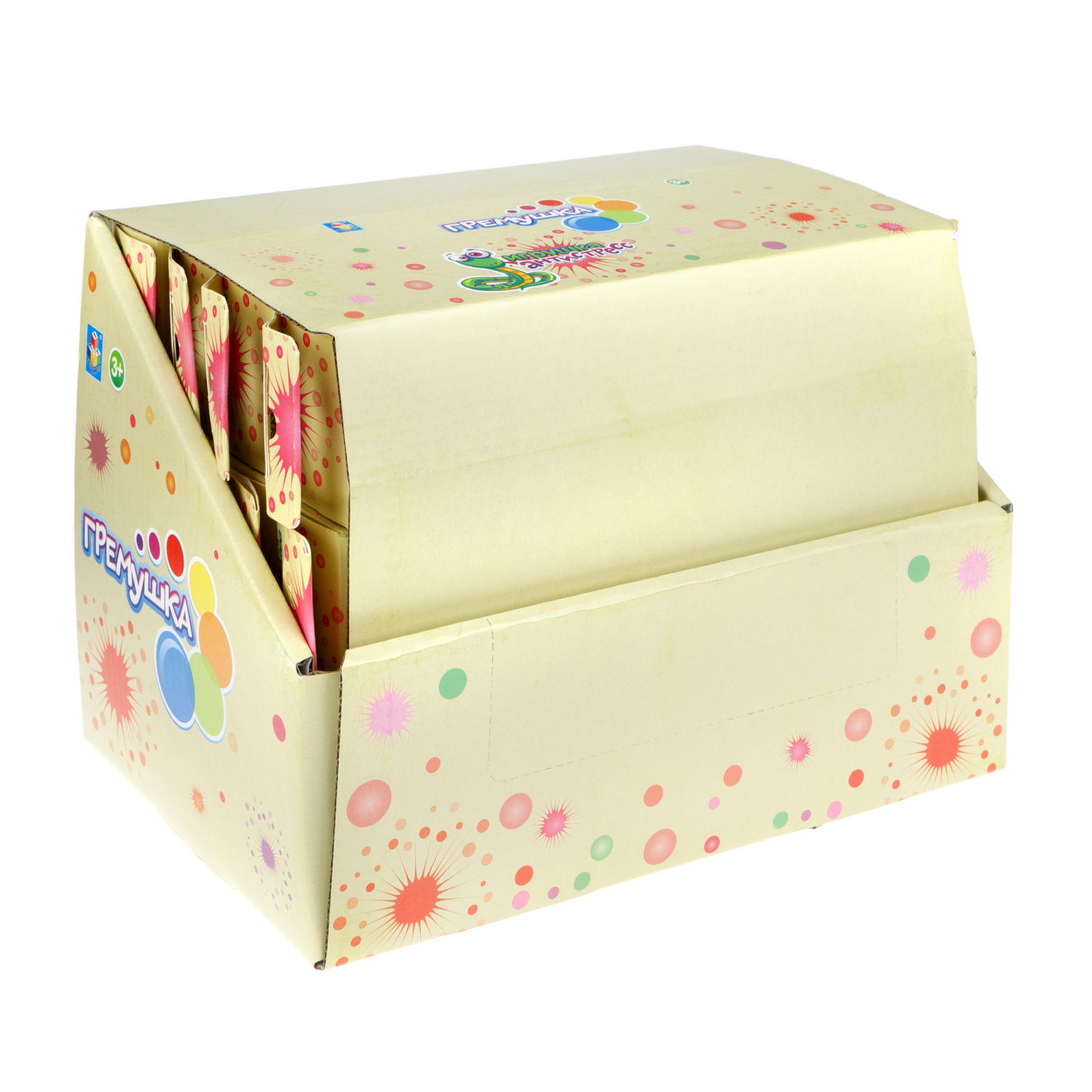 Змейка 1TOY Гремушка , 3 цвета в ассортименте