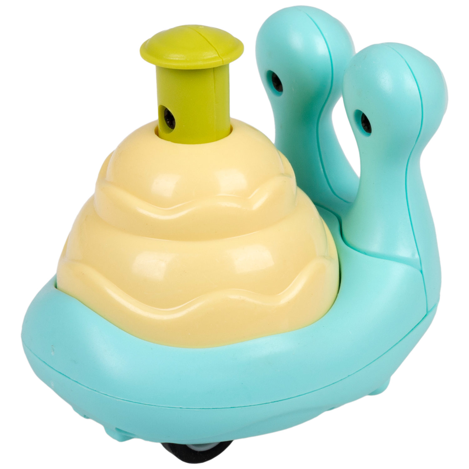 Игрушка детская 1TOY Покатушки Весёлая Улитка, инерционная, работает без батареек, 4 цвета в ассортименте