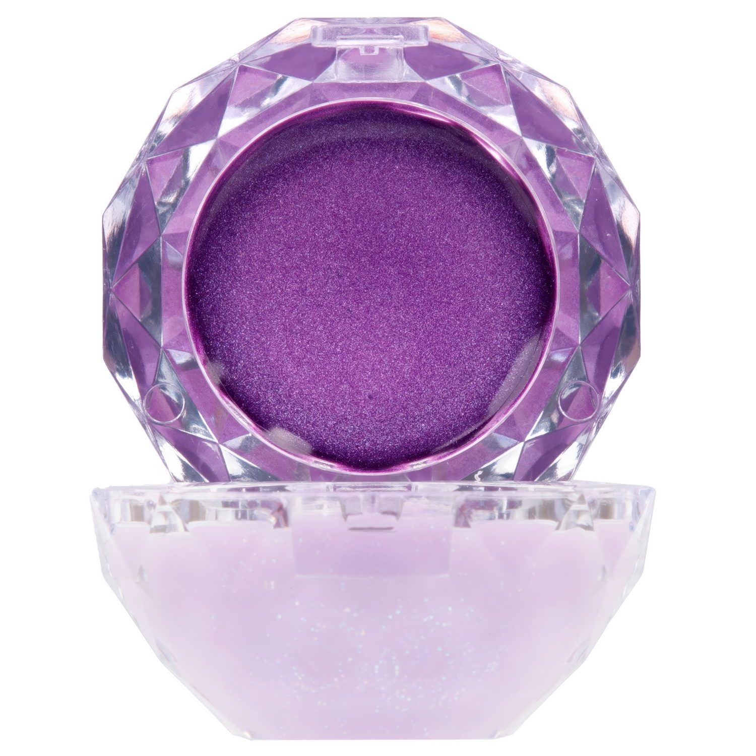 Блеск для губ с ароматом конфет Lukky Даймонд, 2 цвета: фиолетовый и нежно-сиреневый, бальзам для губ увлажняющий, 10 г