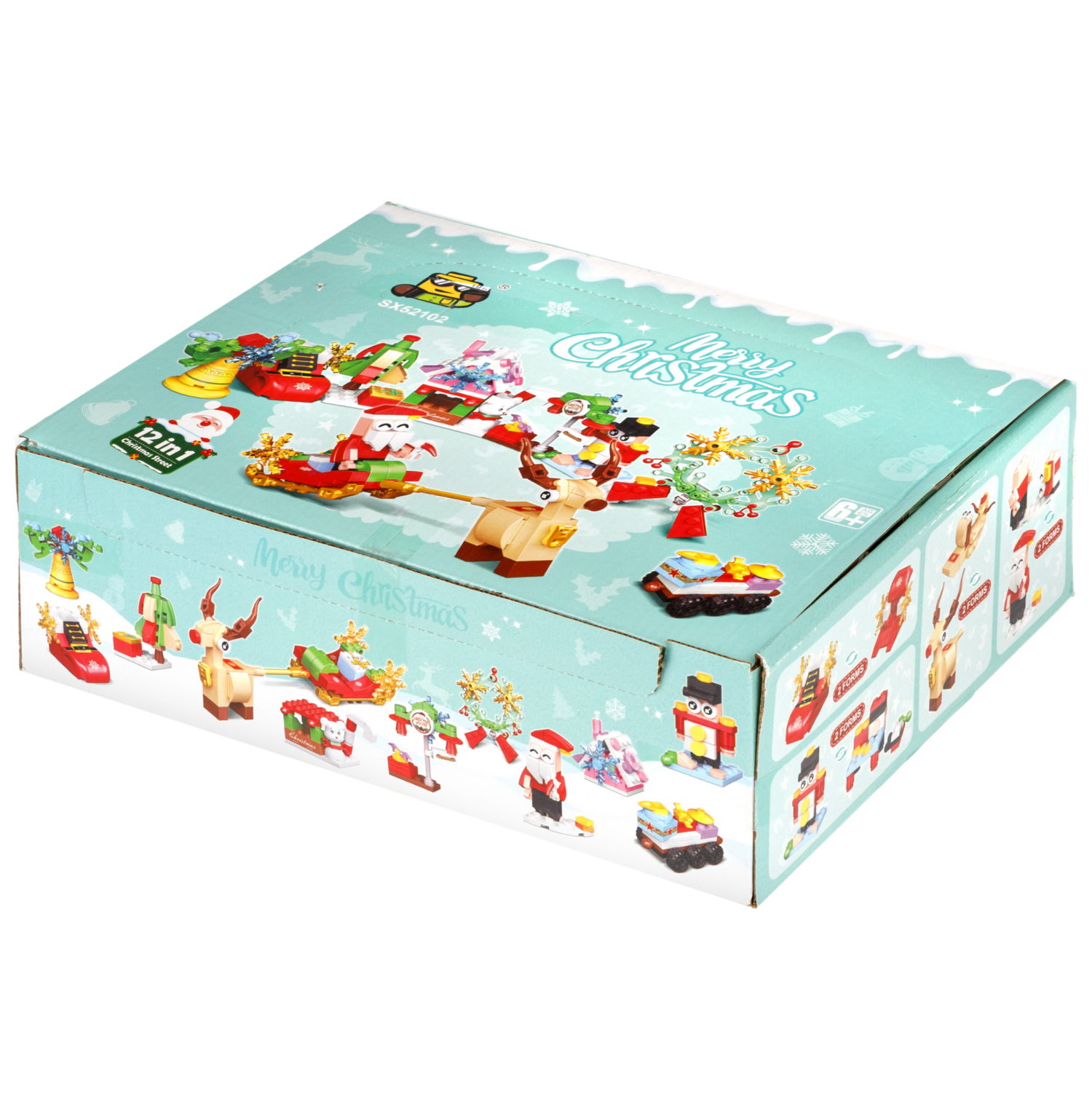 Конструктор 1TOY Blockformers С Новым годом! 12 видов, от 23 до 29 деталей