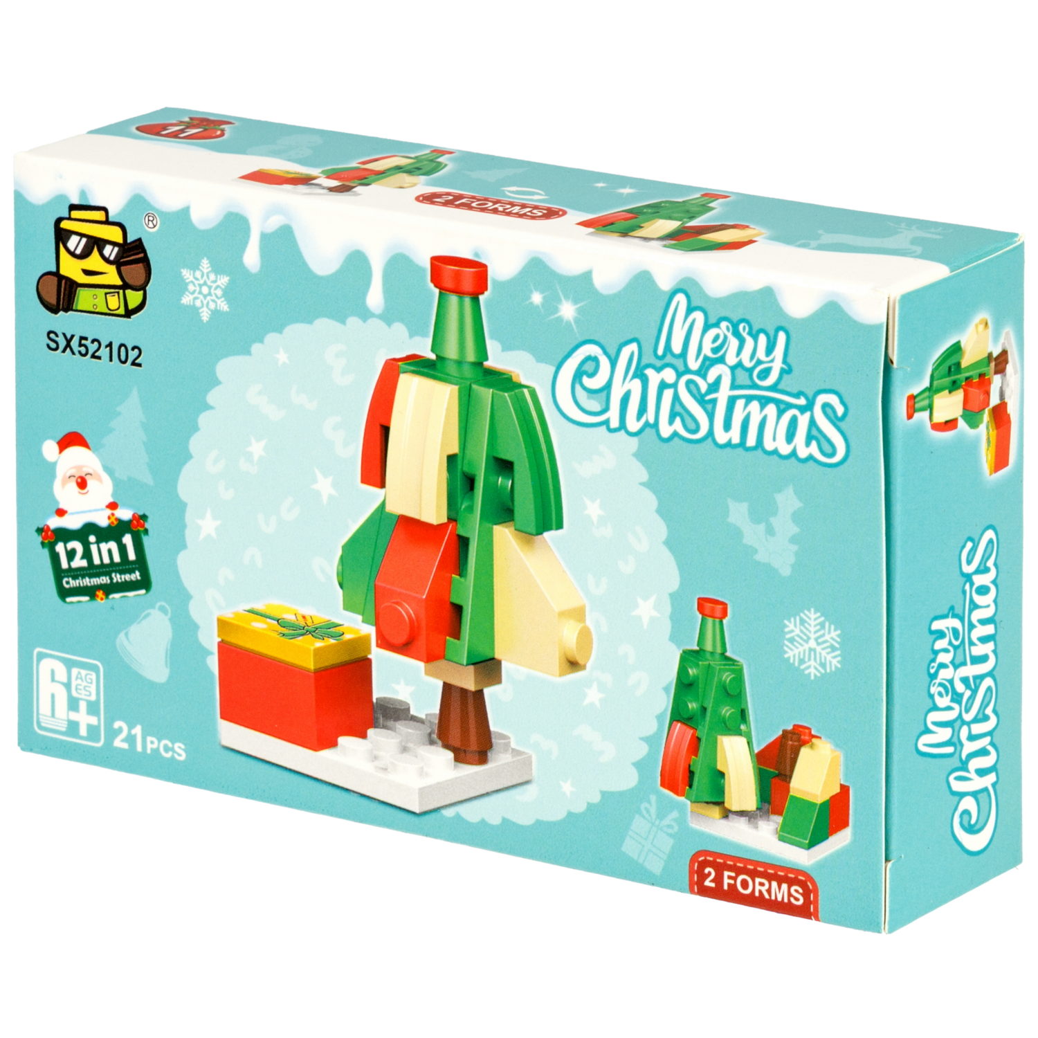 Конструктор 1TOY Blockformers С Новым годом! 12 видов, от 23 до 29 деталей