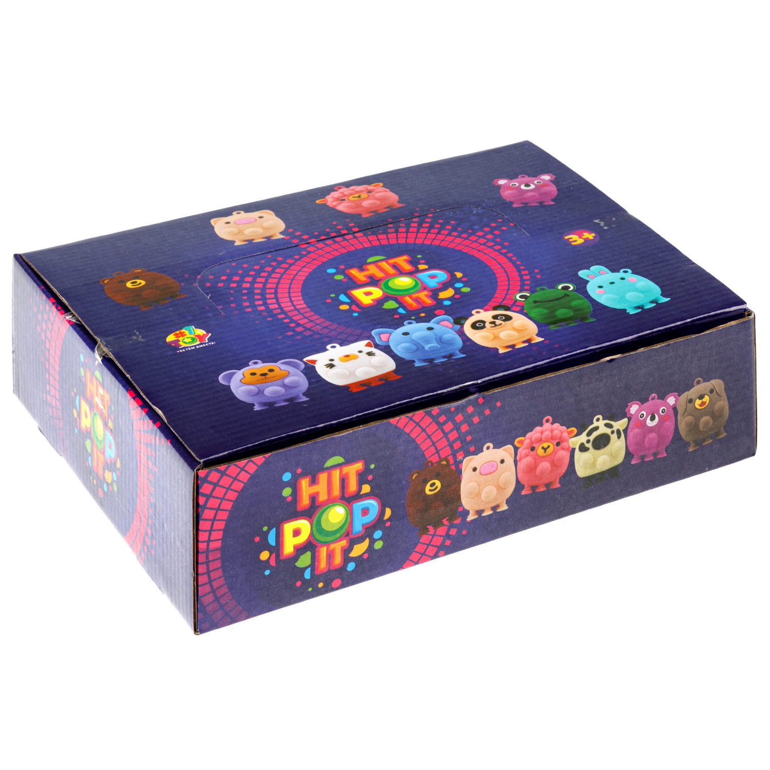 Антистресс-игрушка 1TOY Жмяка Hit Pop It, в ассортименте