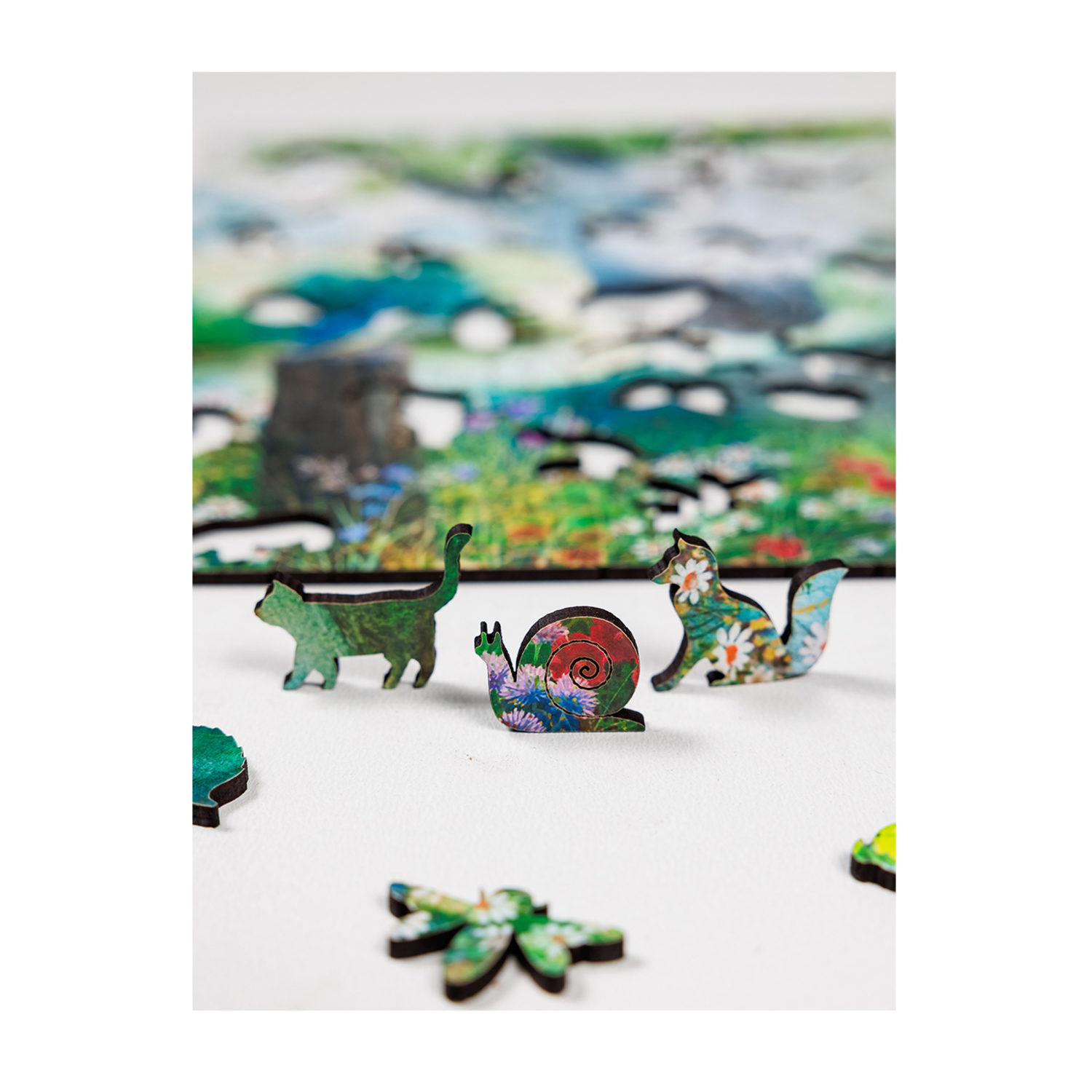 Деревянные пазлы Collection Animals Лошадь и птичка, 80 деталей, 20,5х29 см