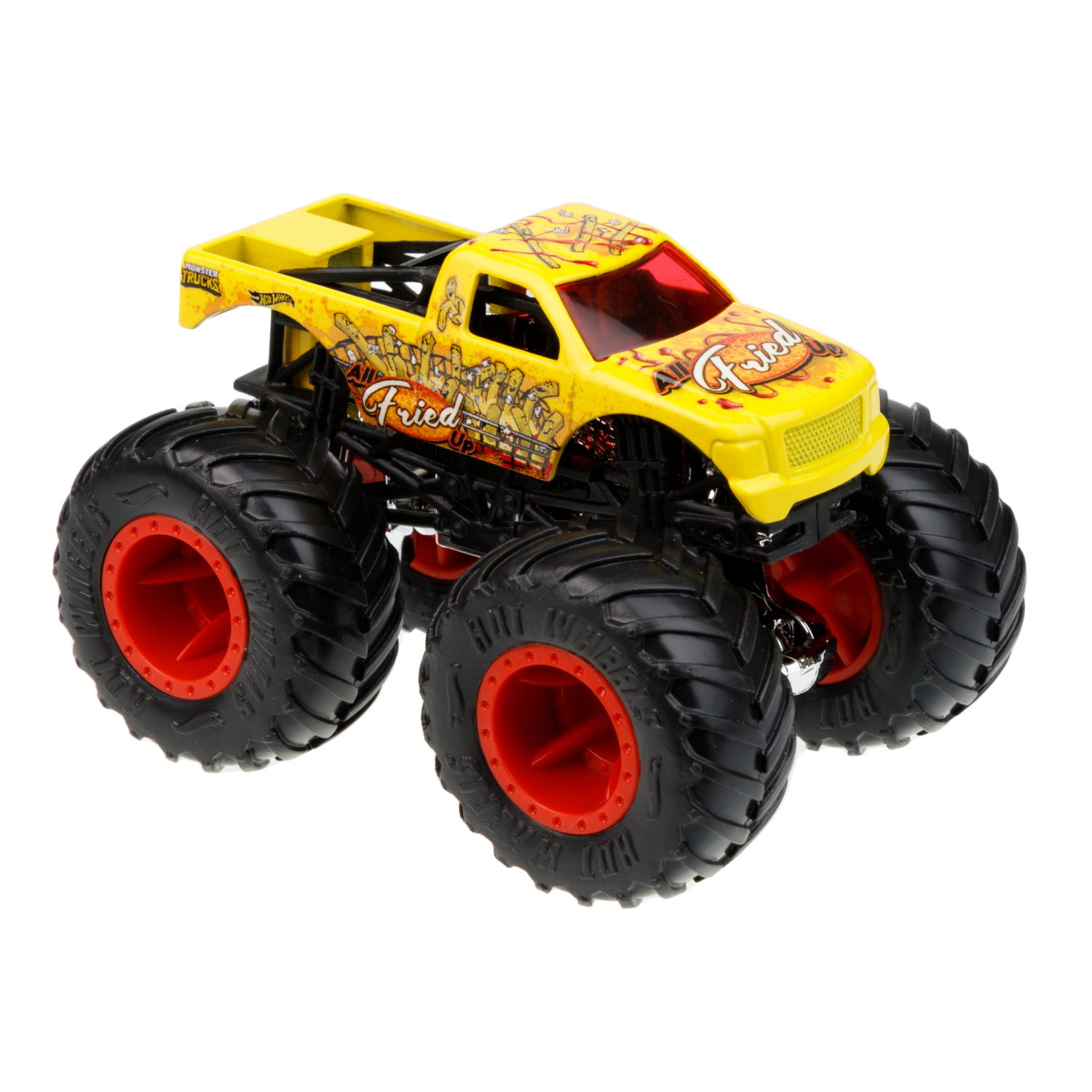 Hot Wheels Набор из 2-х машинок Монстер трак взаимное уничтожение Buns of Steel vs Fried Up