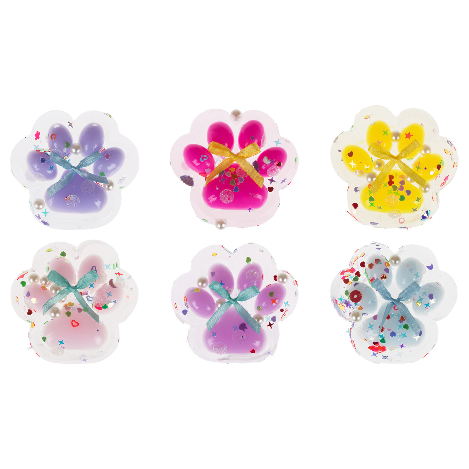 Таба лапа прозрачная 1TOY Крутой замес, 6,5х3 см, в ассортименте