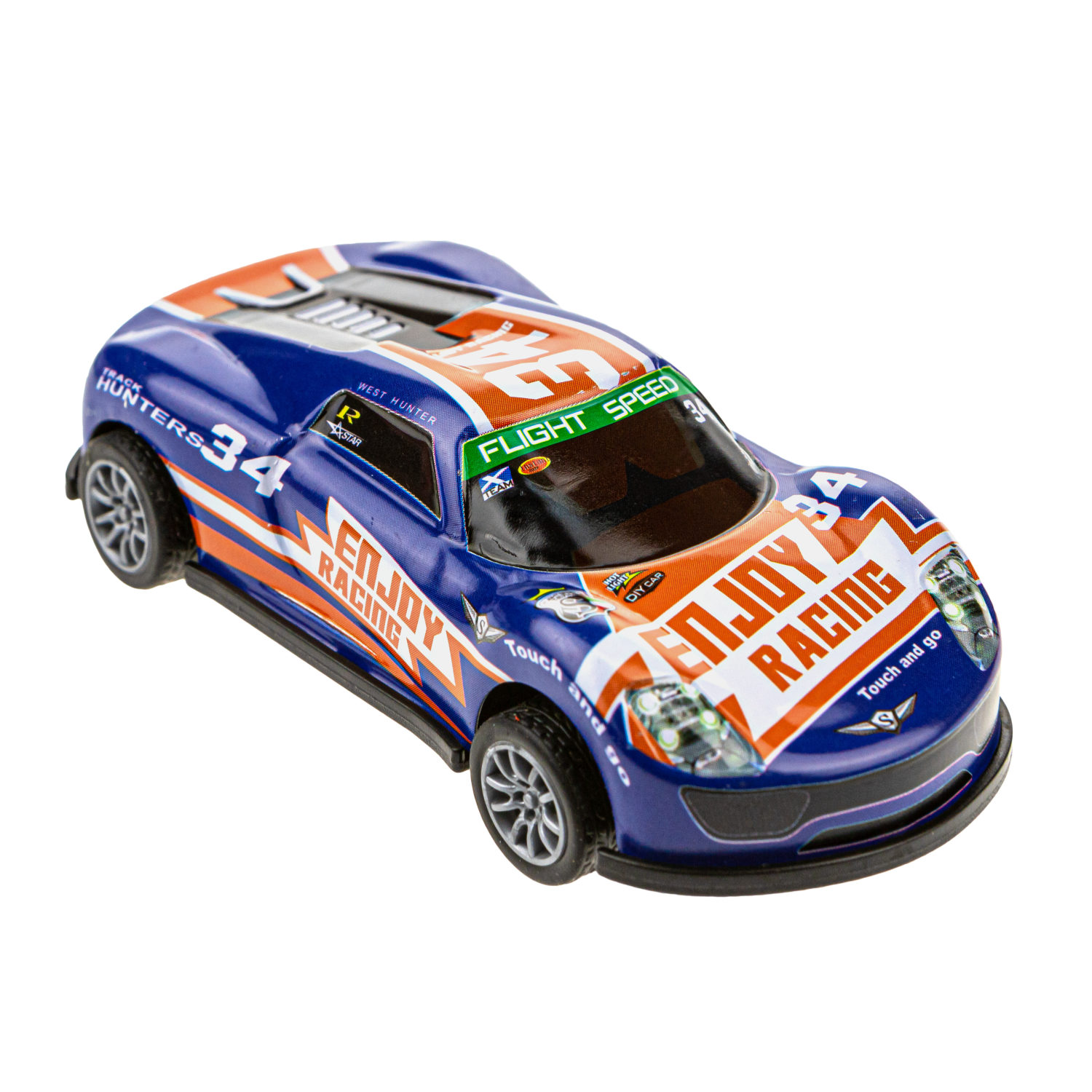 Набор машинок 1TOY Драйв, металлические машинки, инерционные, набор 10 штук