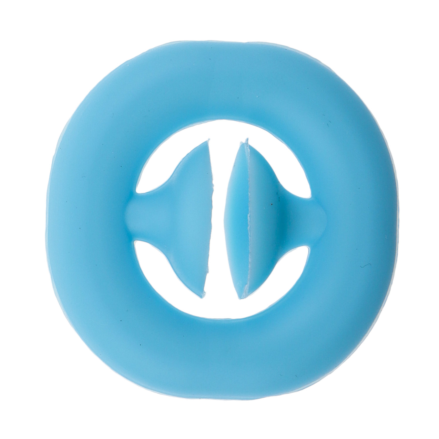 Эспандер-антистресс для кисти, одноцветный, 6 ярких цветов в ассортименте, 6*1,5см, пакет