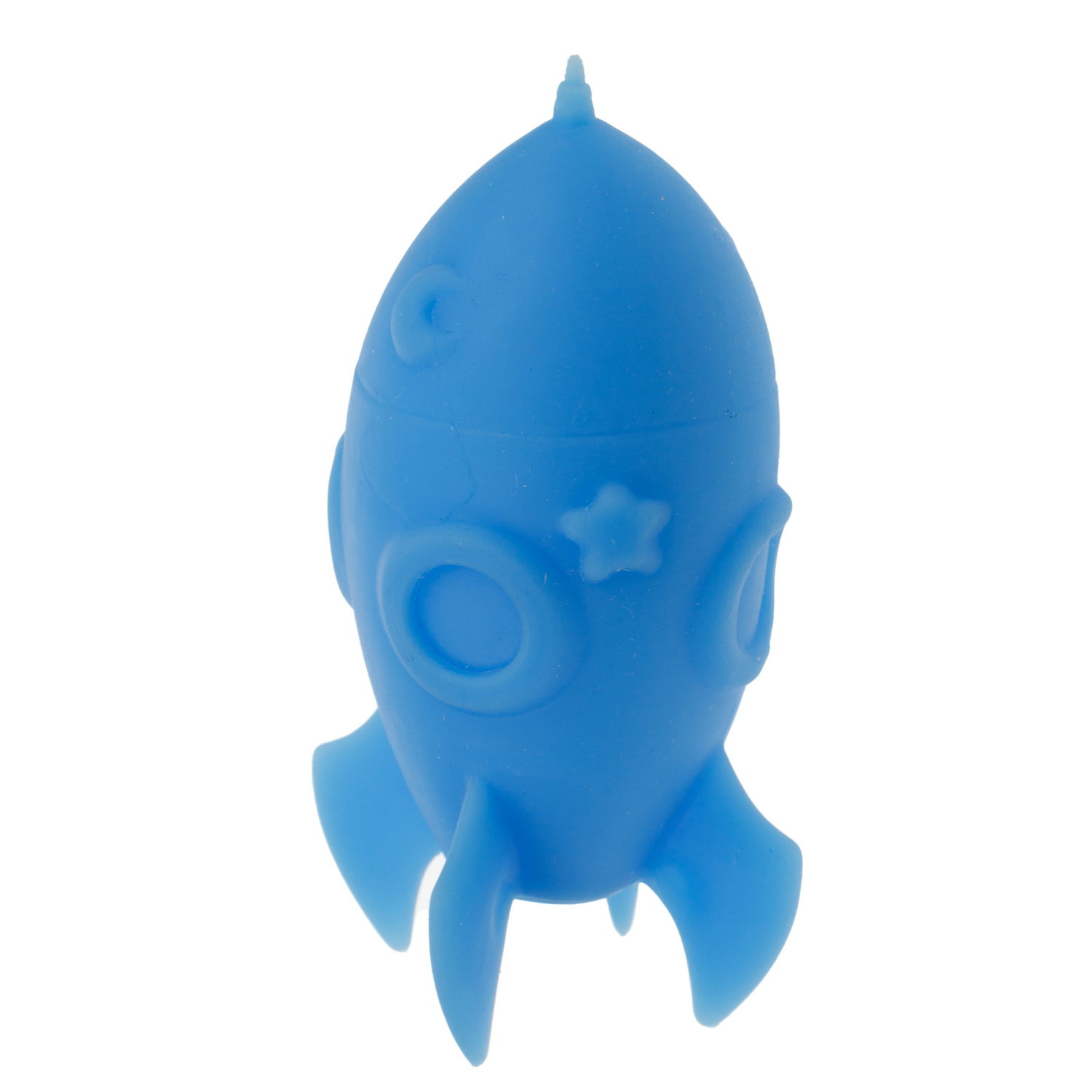 Антистресс-игрушка для рук 1TOY Крутой замес Ракета, жмякалка, мялка, 11 см, 6 цветов в ассортименте