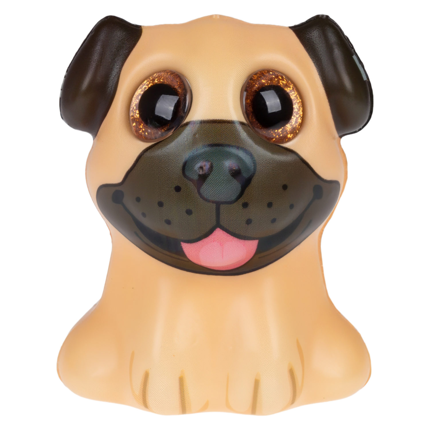 Глазастый сквиш 1TOY Животные, игрушка-антистресс для рук, жмякалка, 8-9 см, 6 видов в ассортименте