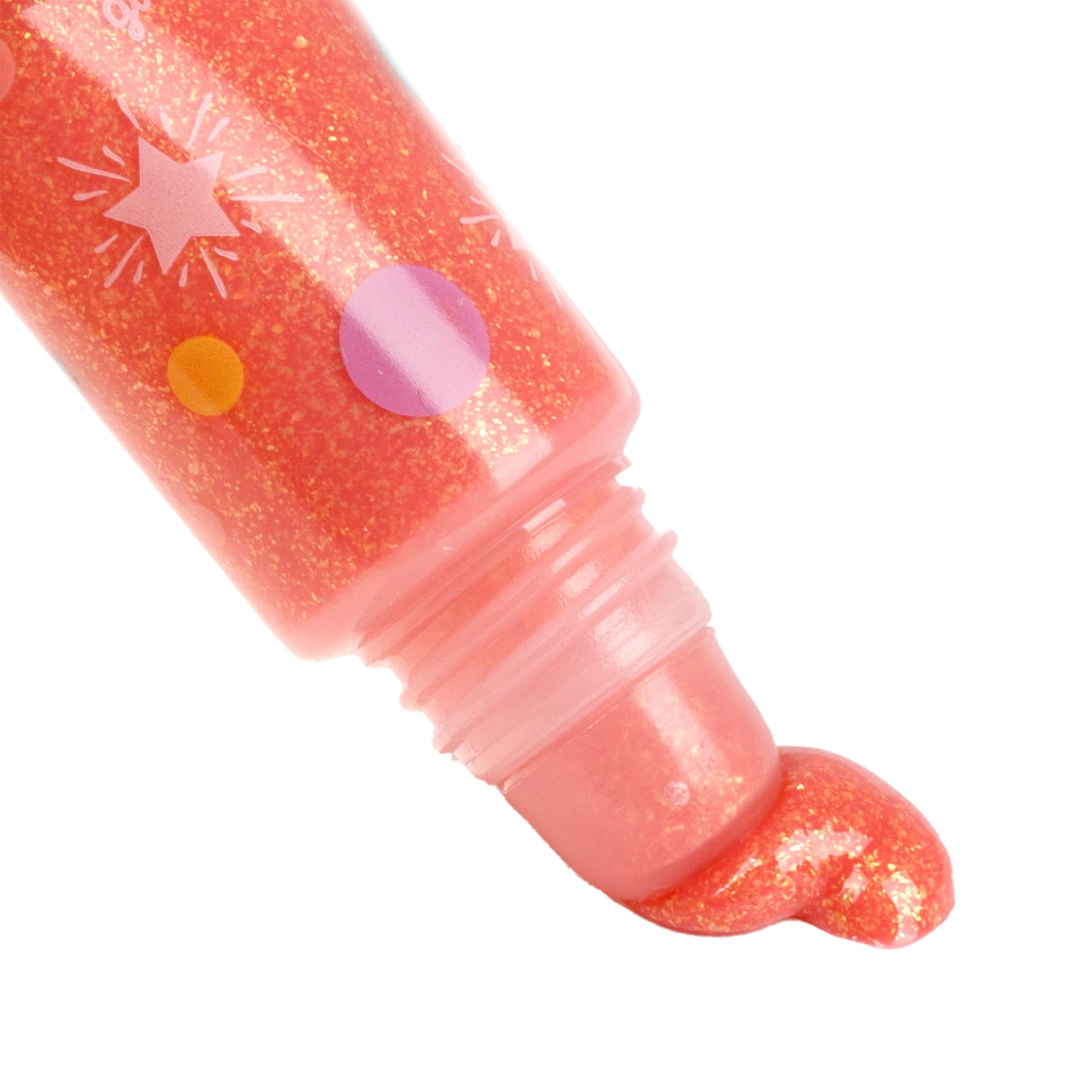 Блеск для губ детский Lukky Charmy Gloss, сверкающий, розовый, 5 мл, аромат ягодного десерта, браслетик с подвеской