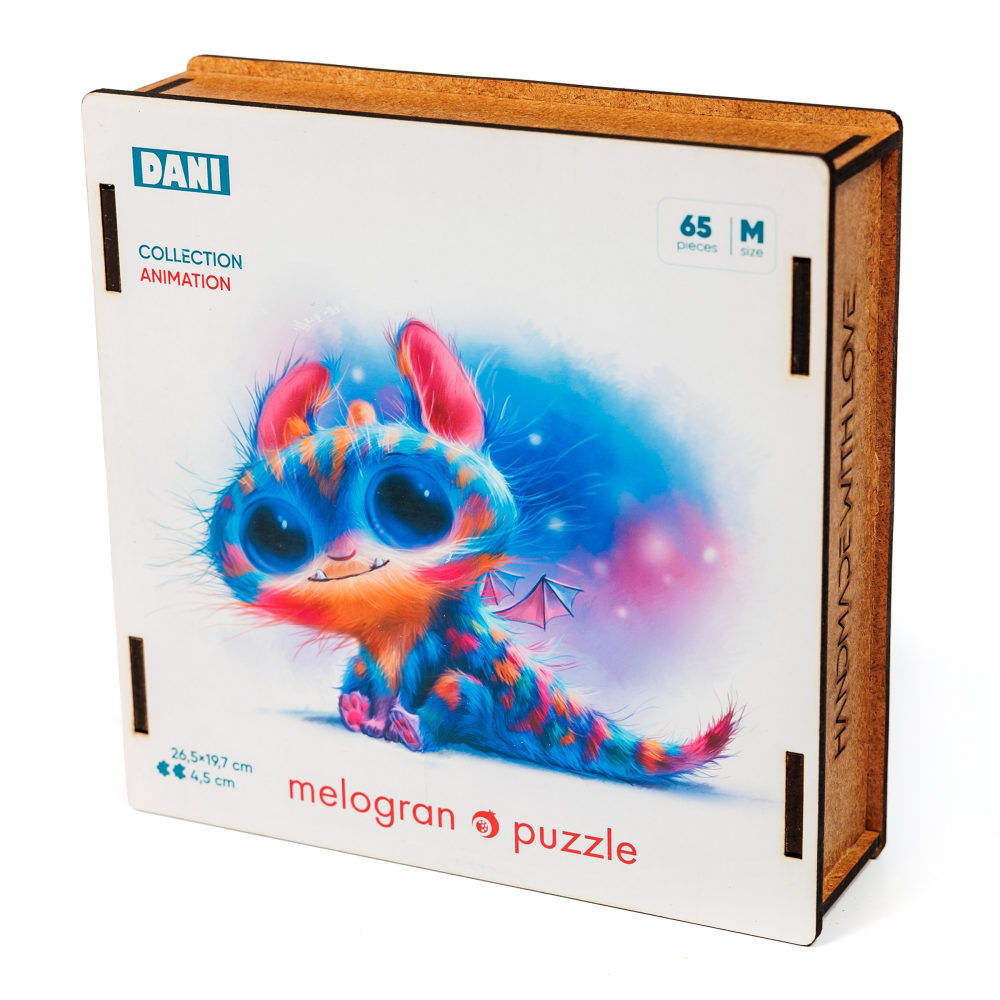 Деревянные пазлы Collection Animation Дэни, 65 деталей, 26,5х19,7 см, 5+