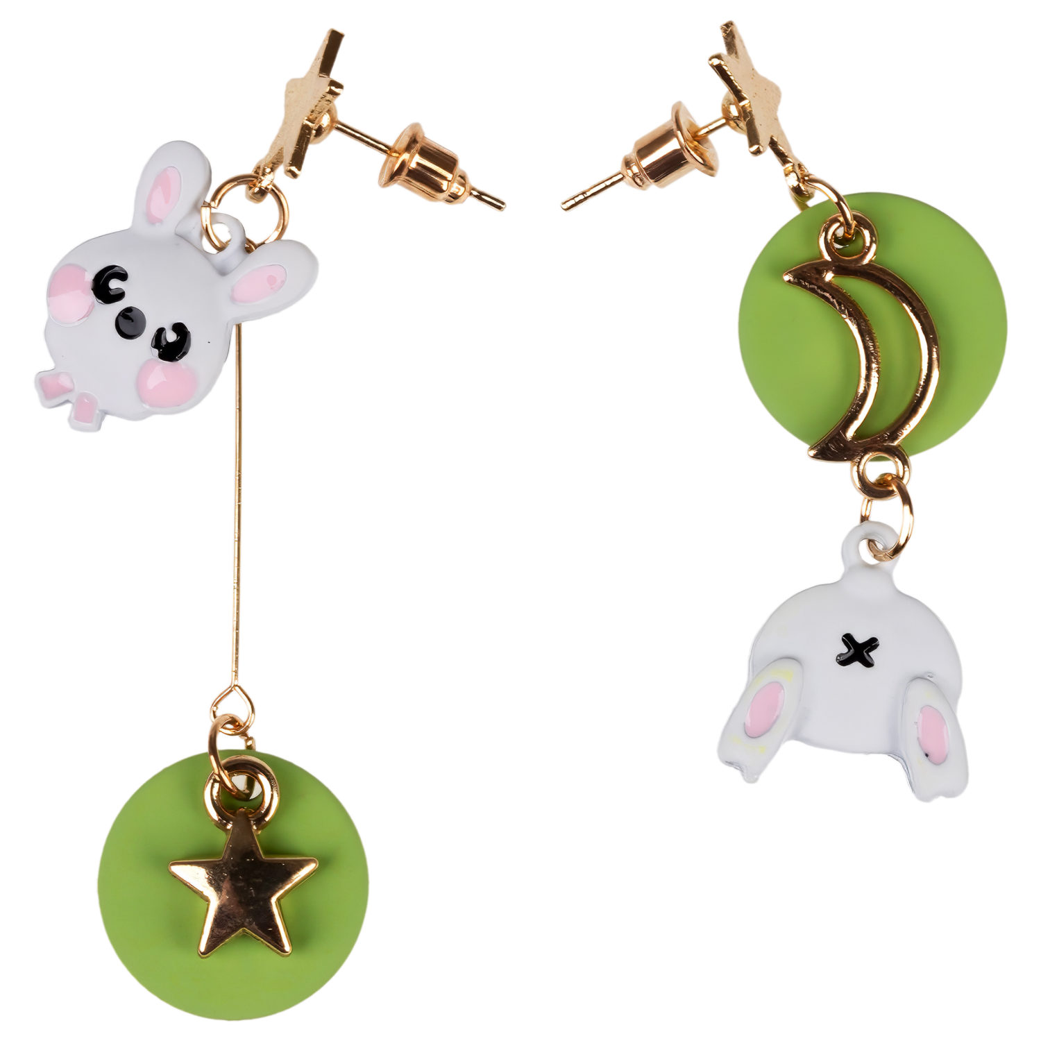 Серьги-гвоздики Lukky Fashion "Милый Зайка"