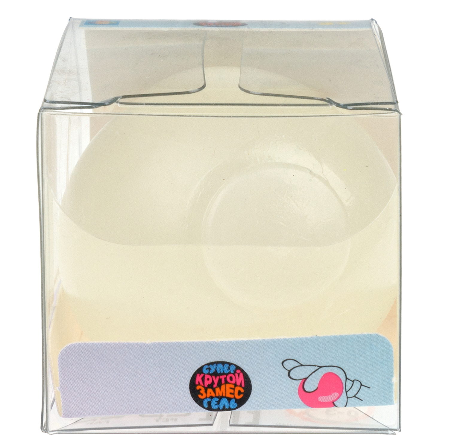 1toy Крутой замес Супергель шар матовый, 6 цветов в ассортименте, 4 см