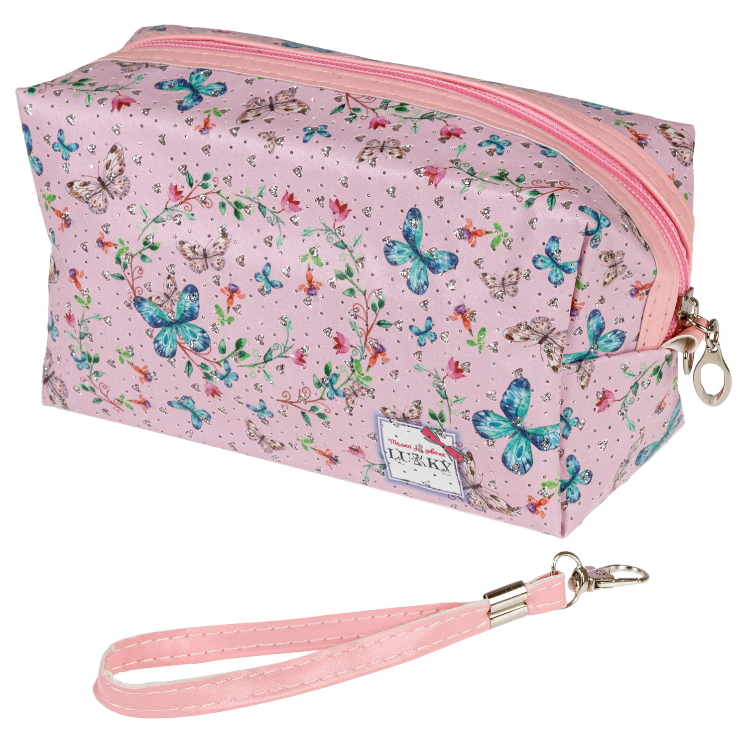 Косметичка со стразами Shine Bright!, 18*10*8 см