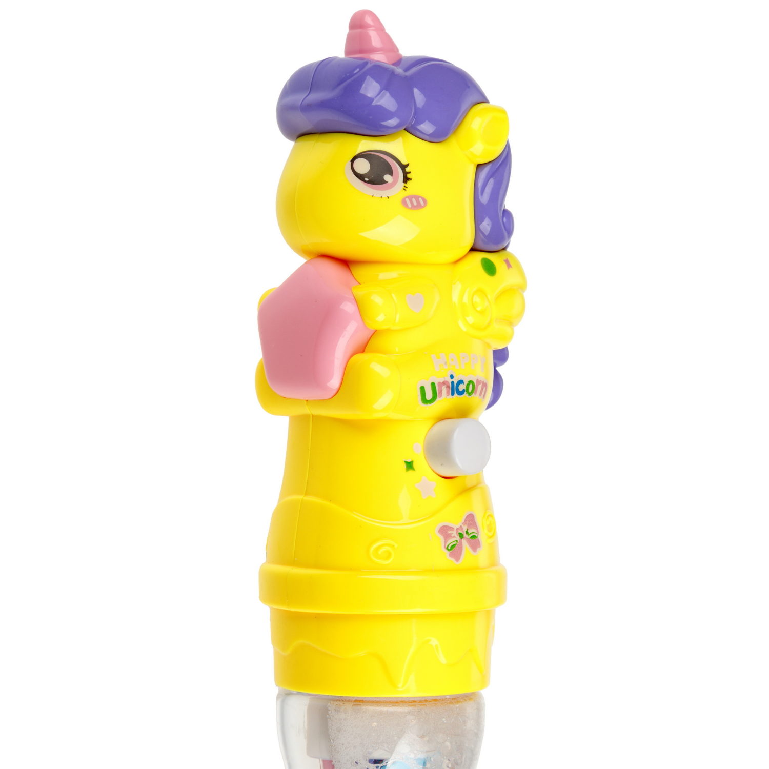 Мыльные пузыри 1TOY Мы-шарики! Единорог с веерным венчиком, 160 мл, 3 цвета в ассортименте