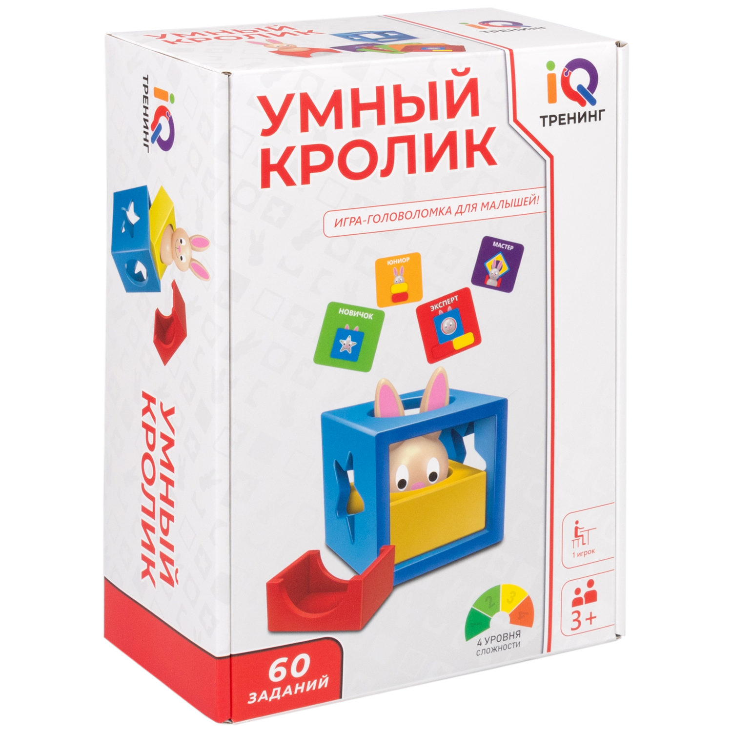 Настольная логическая игра 1TOY IQ ТРЕНИНГ «Умный кролик»