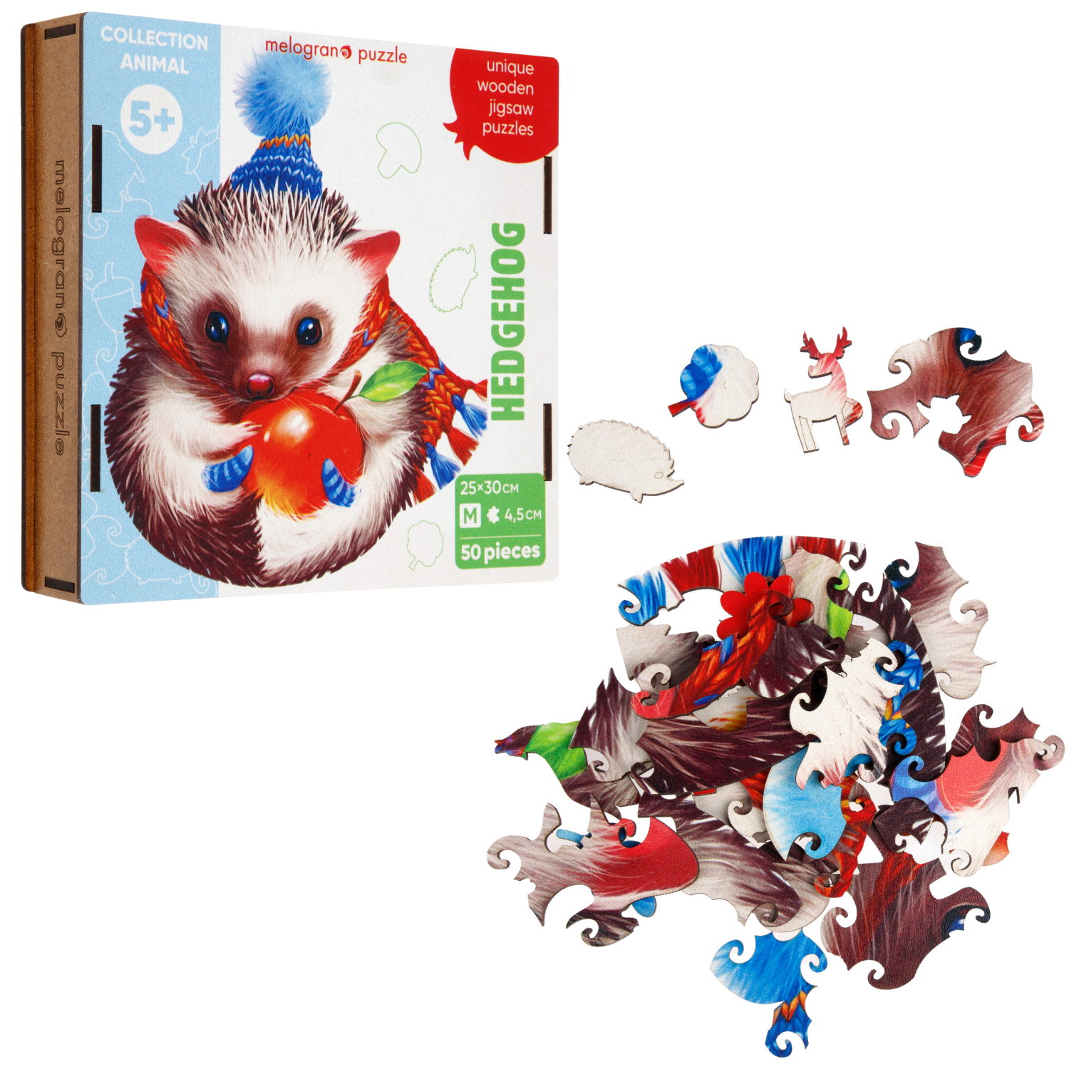 Пазлы Collection Animals Кот в курточке, 53 детали