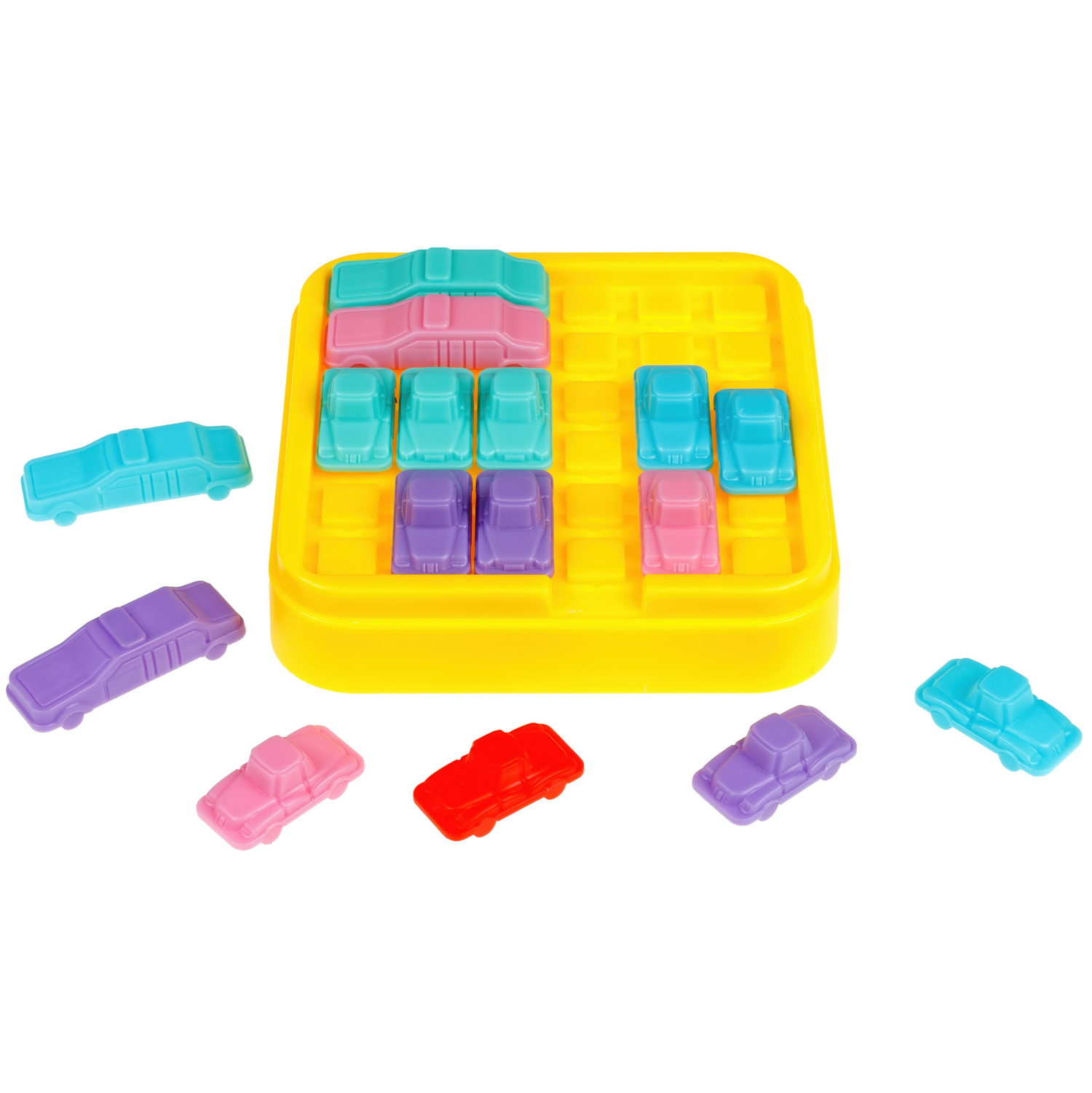 Настольная игра 1TOY Настольная игра IQ Автопарк 8,6х8,6х2,9 см