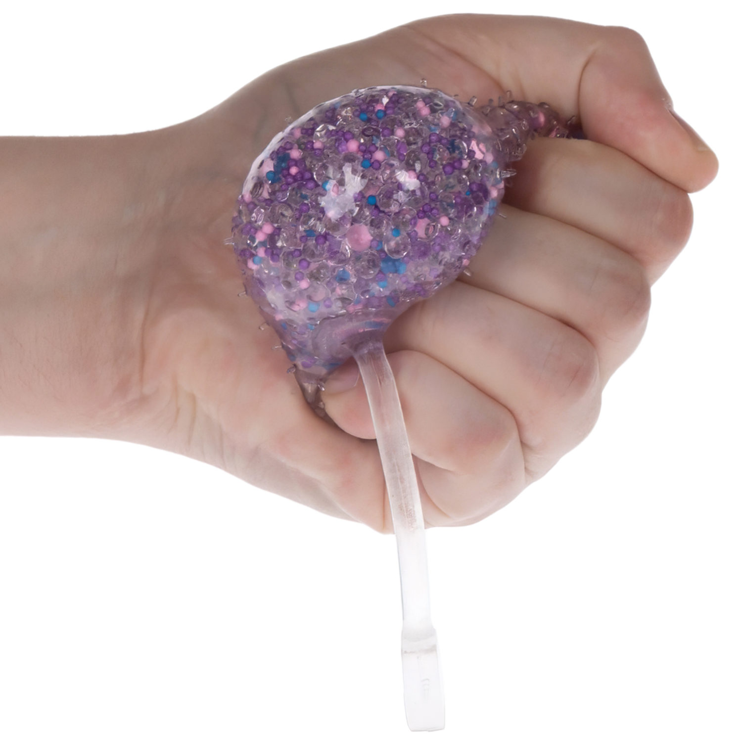 1toy Жмяка-антистресс "Шар" с разноцветными шариками 7 см, 4 вида в асс., 12 шт. в д/б