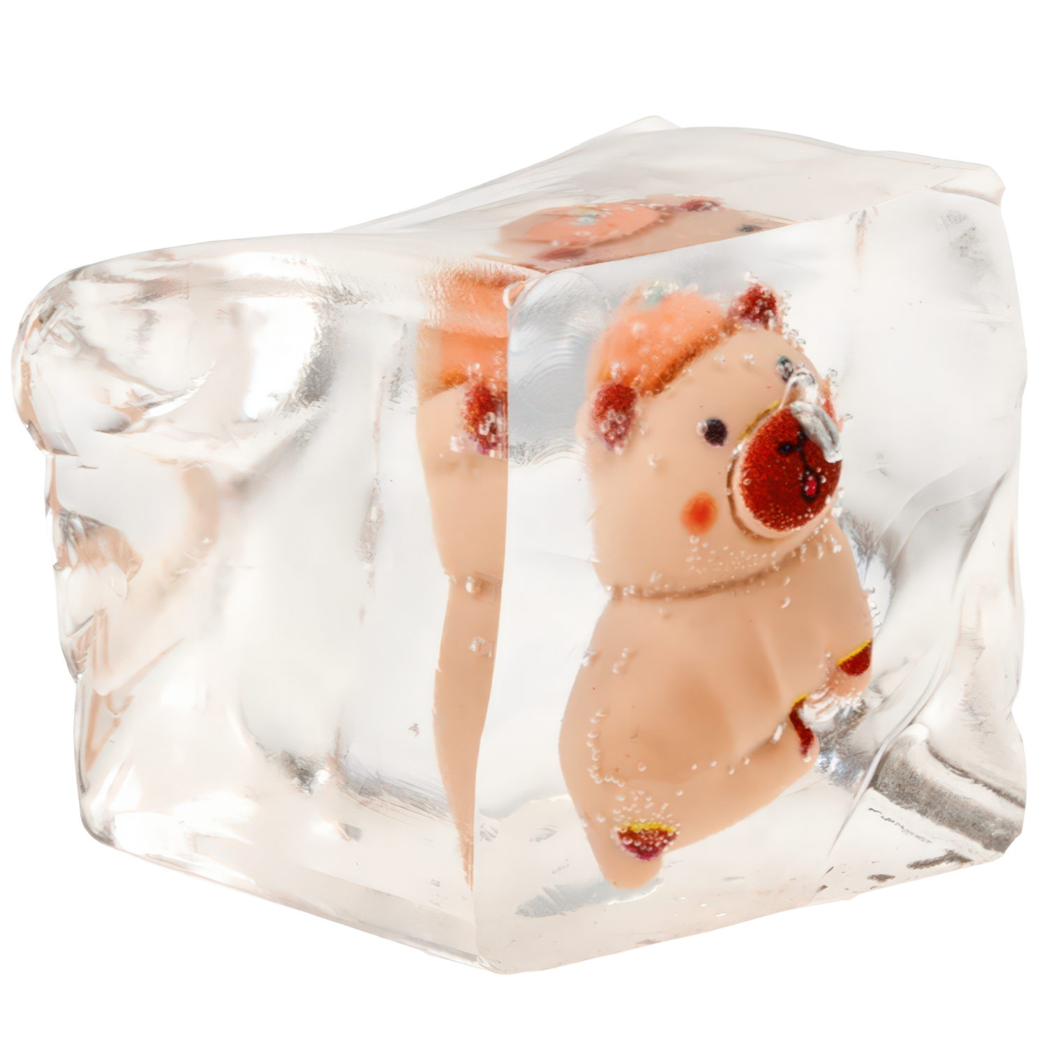 Таба сквиши 1TOY Крутой замес Капибара в кубе, 2,5 см