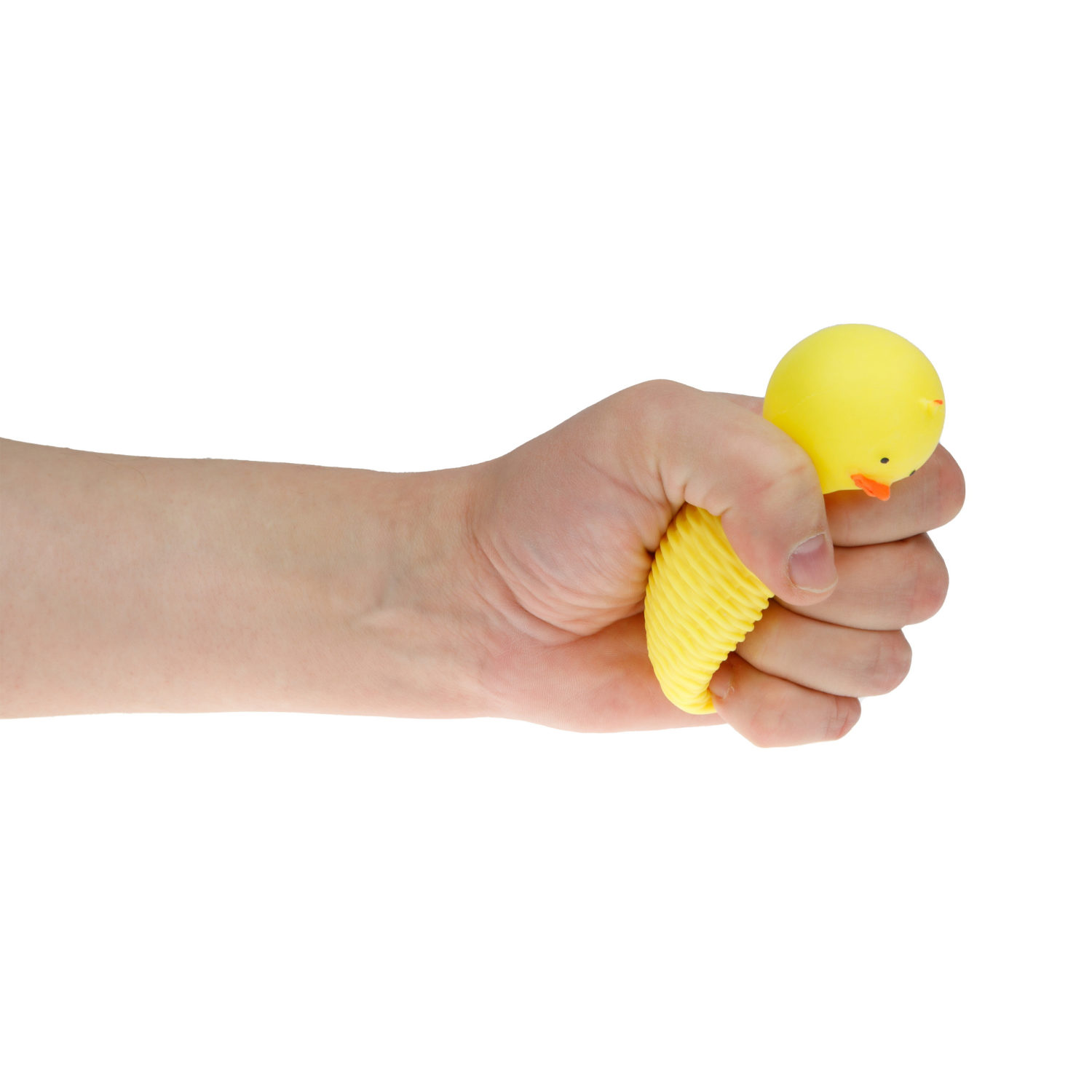 1Toy Жмяка "Выскочка. Птенец" 6х6 см, оранжевый