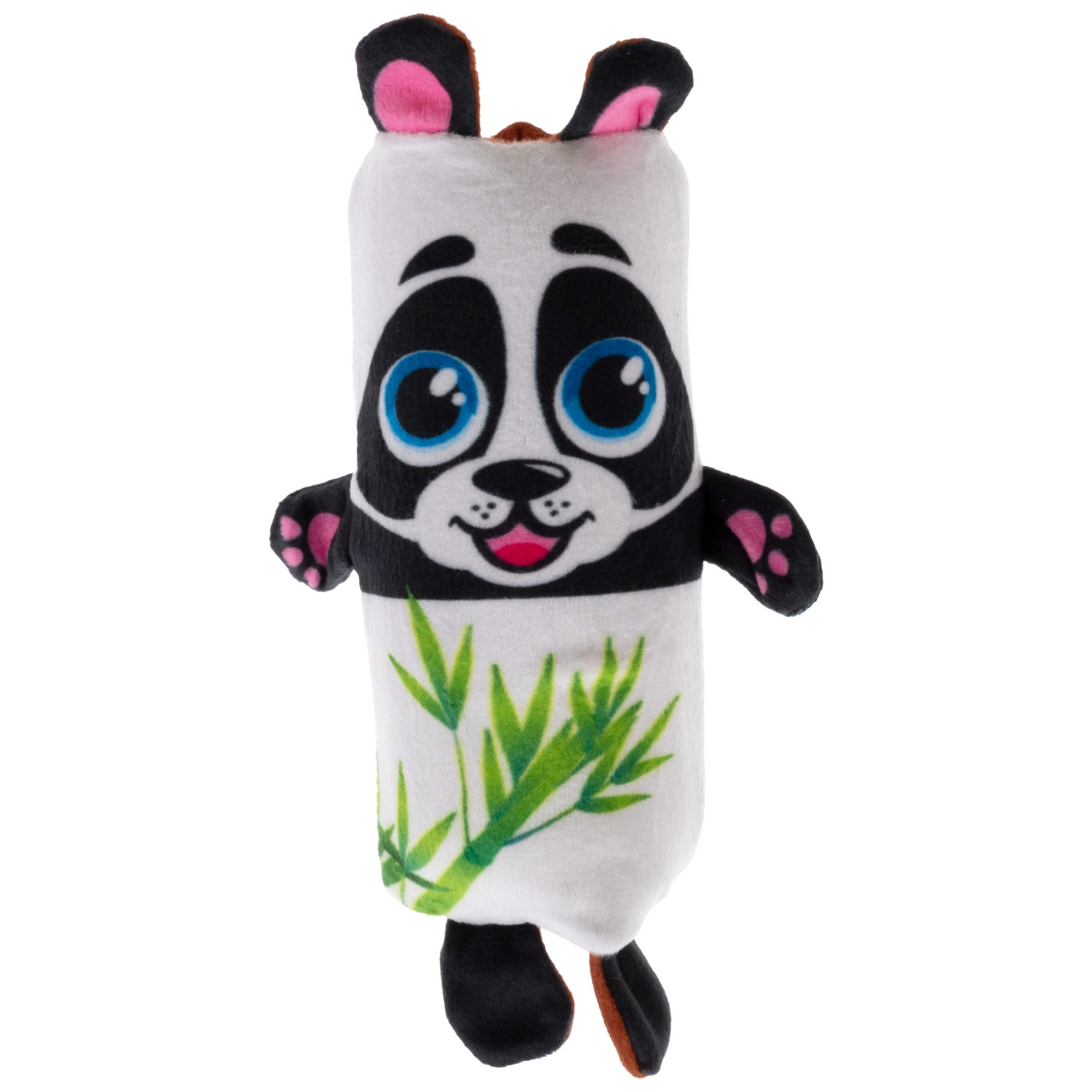 Скользун Вывернушка 2 в 1 1TOY Медведь - панда, плюшевая, игрушка-антистресс для рук