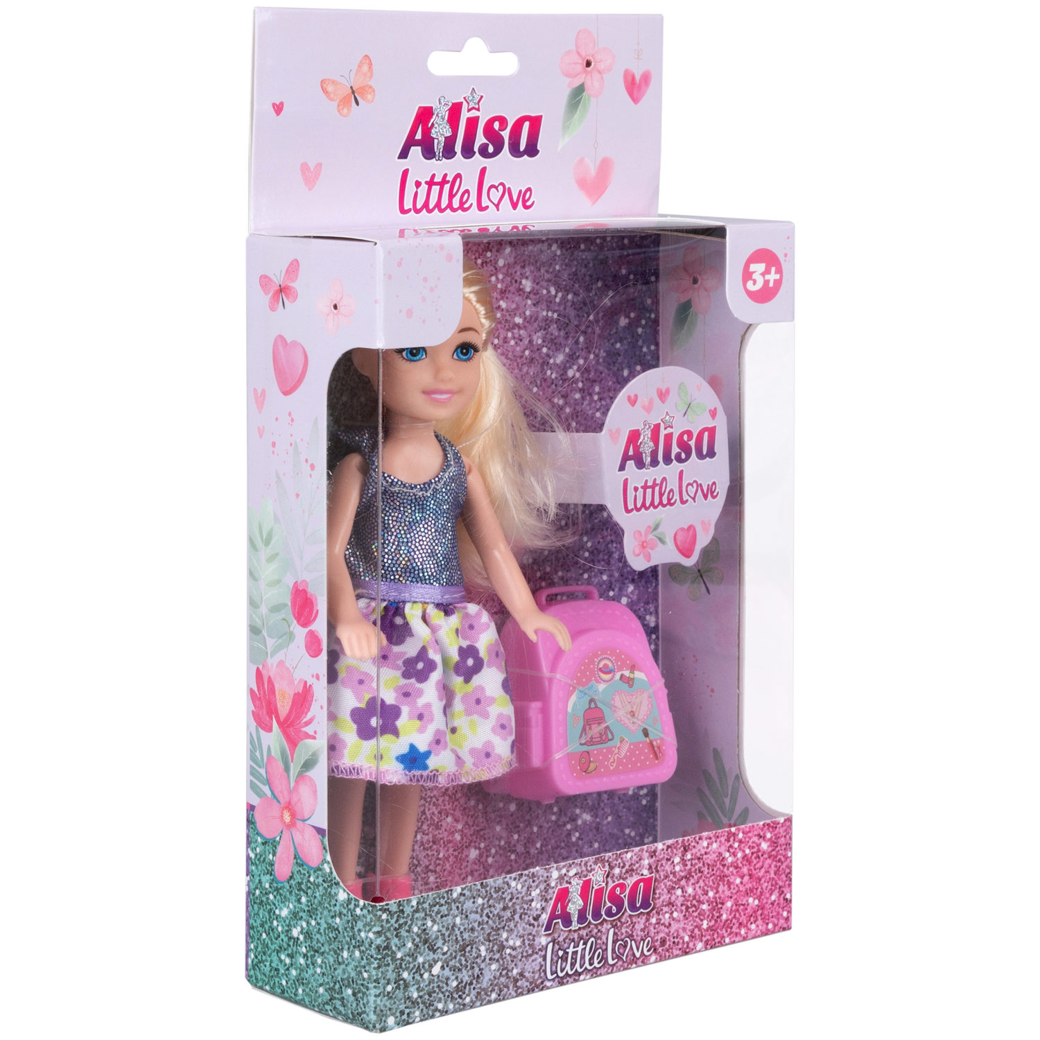 Кукла Alisa Little Love 15,2 см, блондинка, с портфелем