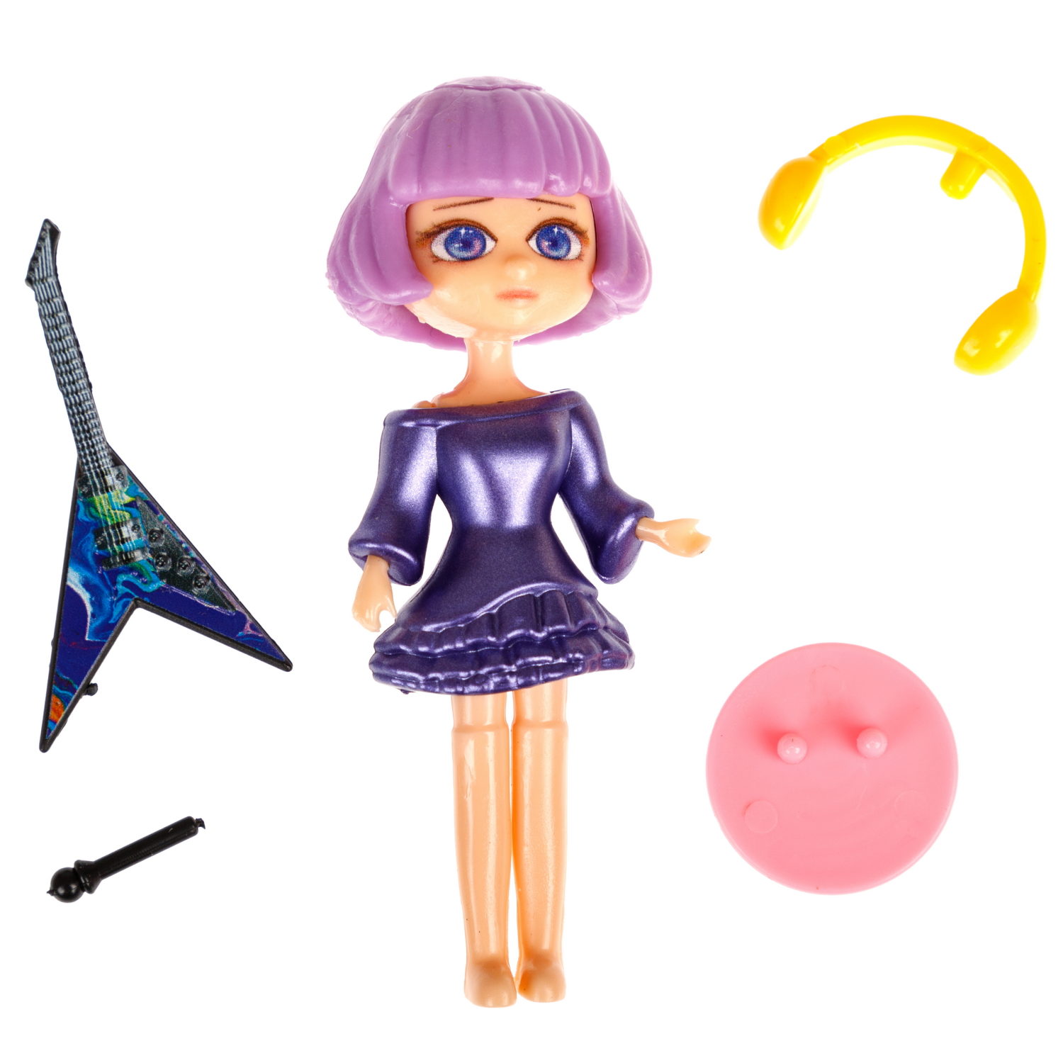 Кукла 1TOY K-POP Girls band с музыкальными инструментами, 30 видов в ассортименте