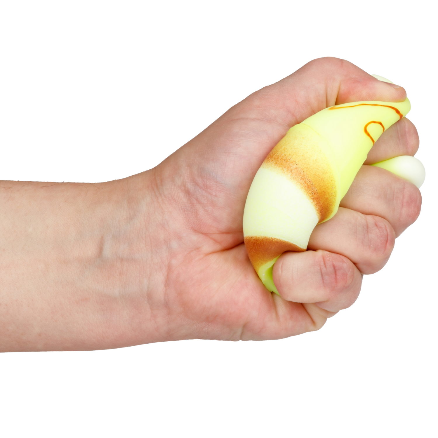 Игрушка-антистресс 1TOY Крутой замес Залиплющ, Макарошка, 8*7,5*2,5 см