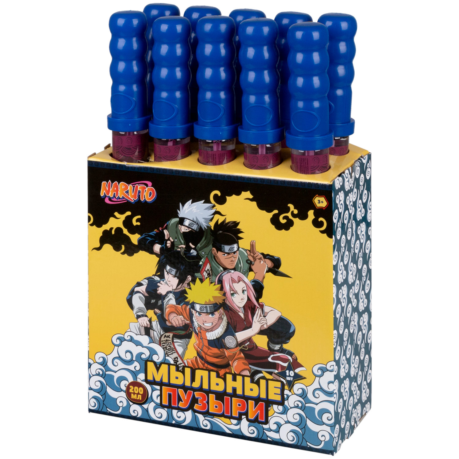 Мыльные пузыри 1TOY Наруто, 200 мл