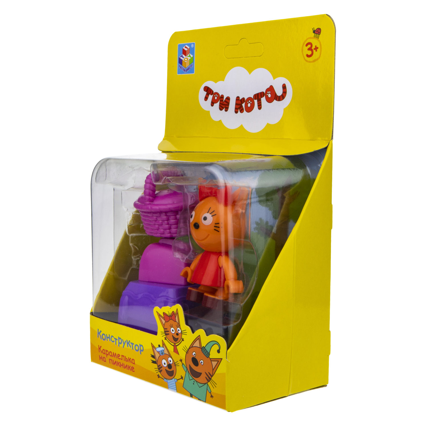 Конструктор 1TOY Три кота "Карамелька на пикнике"