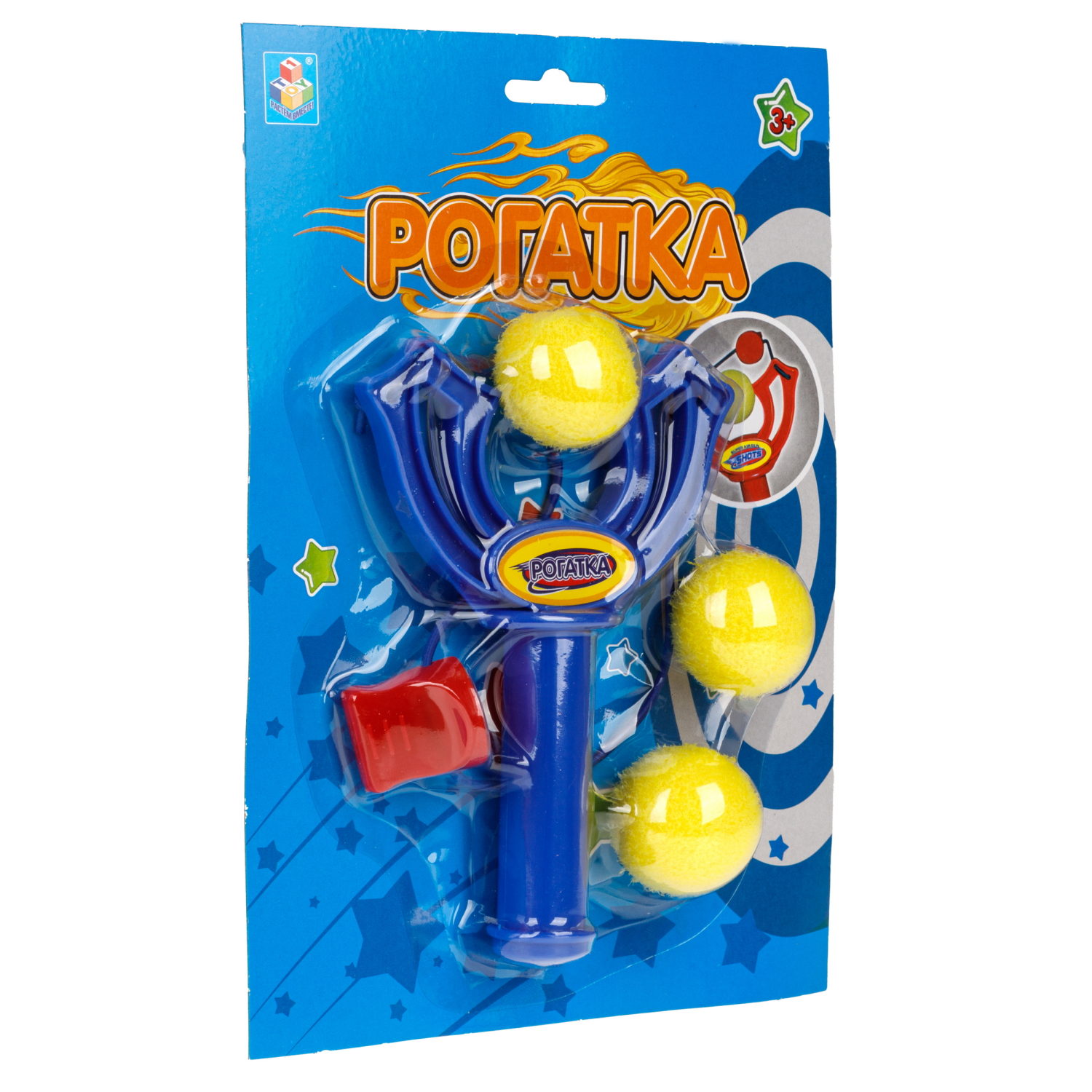 1toy Рогатка с 3 шариками, блистер