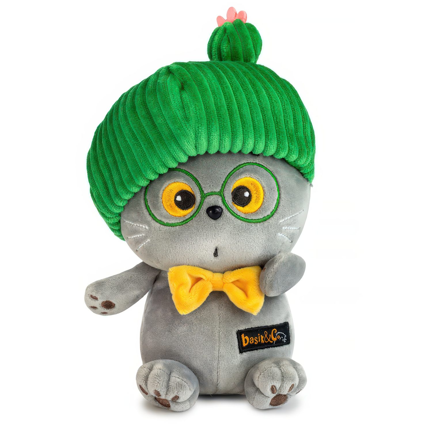 KsE-002 Игрушка Кот Басик "Ботаник"