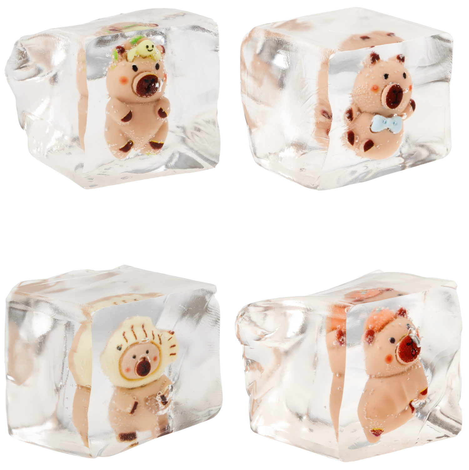 Таба сквиши 1TOY Крутой замес Капибара в кубе, 2,5 см