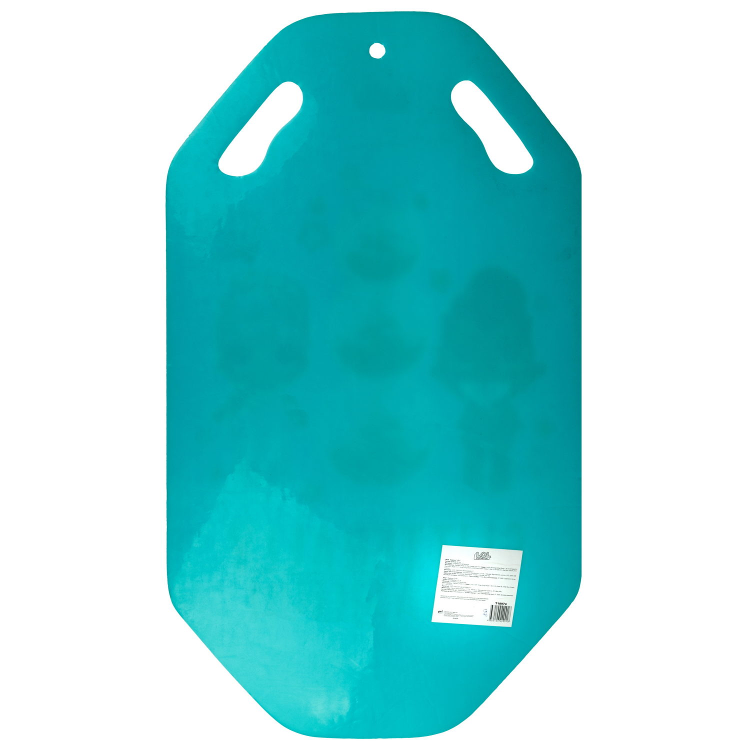 Ледянка большая, прямоугольная, с крепкими ручками, для катания с горки, для девочки 1toy LOL, 92 см