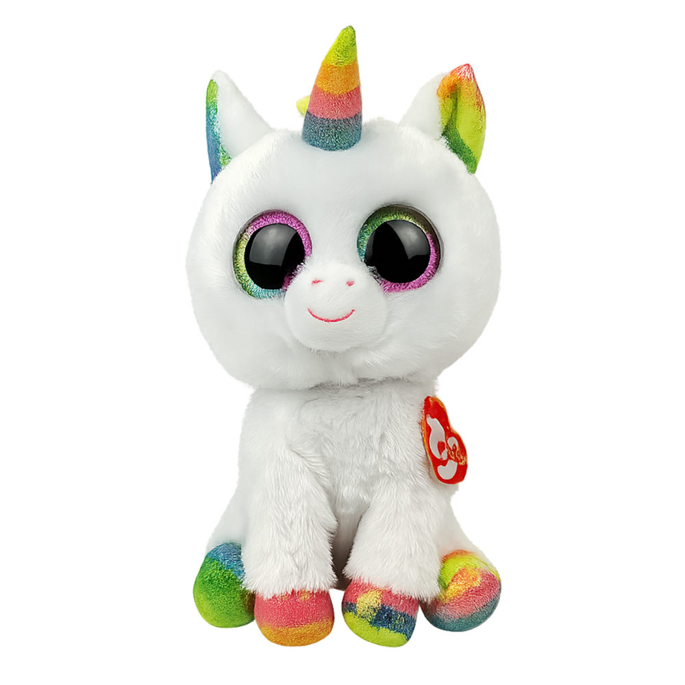 Мягкая игрушка TY Beanie Boo's  Единорог белый Pixy, 25 см