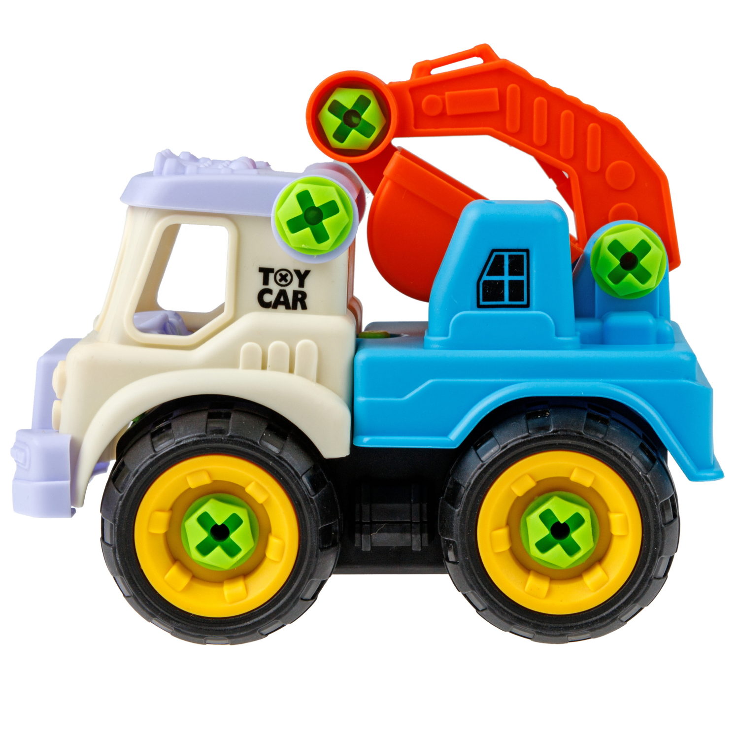 1toy Новостройка строительная техника, сборно-разборная, в асс. 4 вида (пакет)