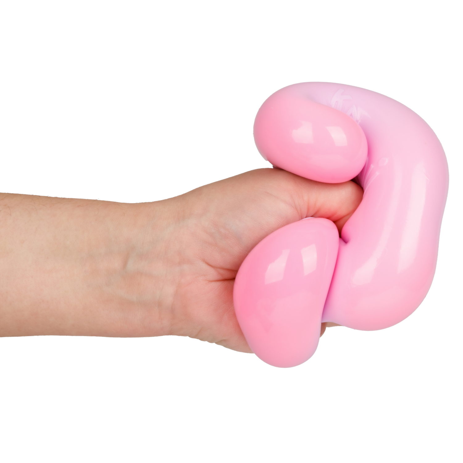 Игрушка-антистресс 1TOY Крутой замес Залиплющ, Плюшар, меняет цвет, 10 см, сиреневый