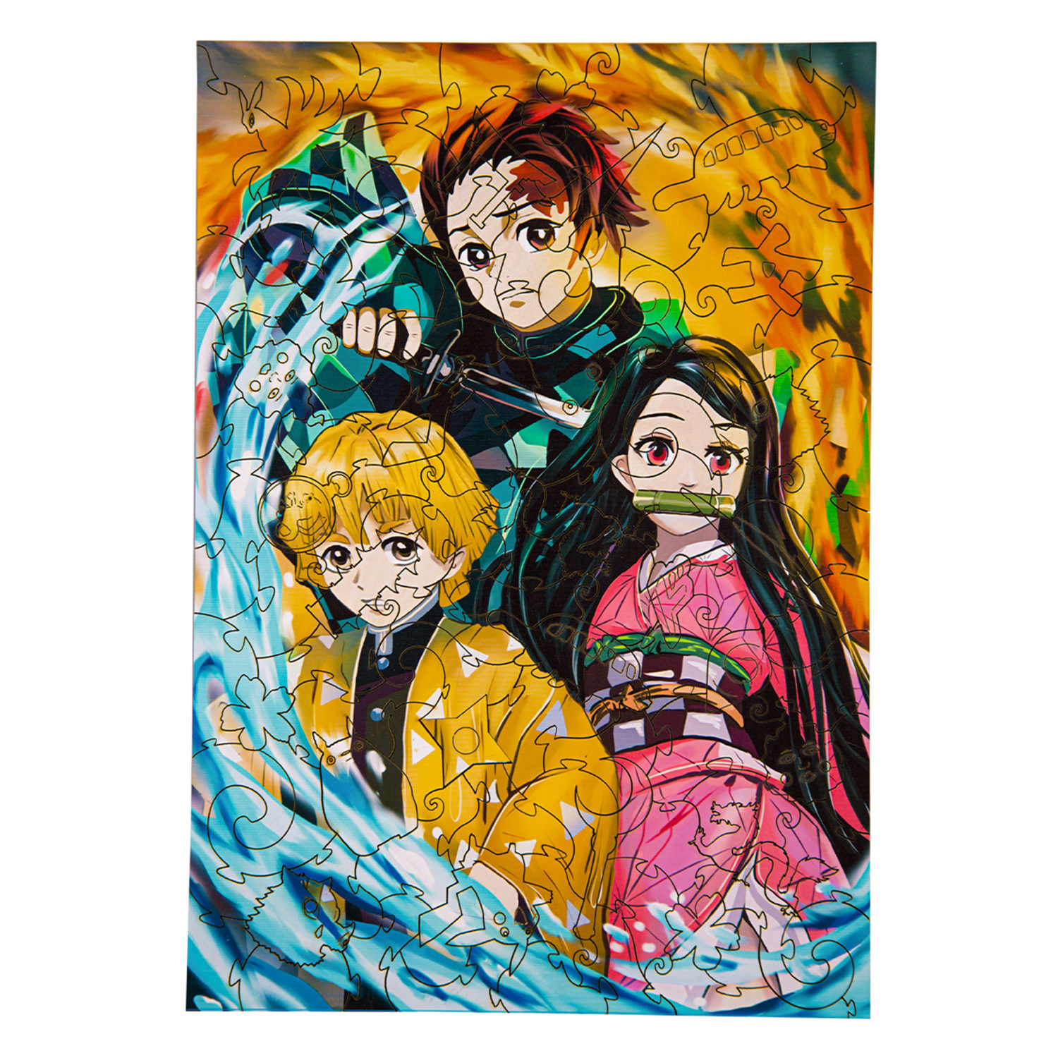 Деревянные пазлы Collection Animation, Клинок рассекающий демонов, 110 деталей, 20х29 см, 7+