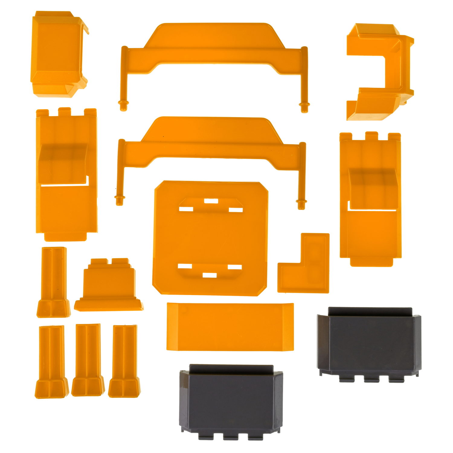 Парковка-грузовик трансформер 1TOY Транспаркинг Строительная бригада, 37,5х21х13 см