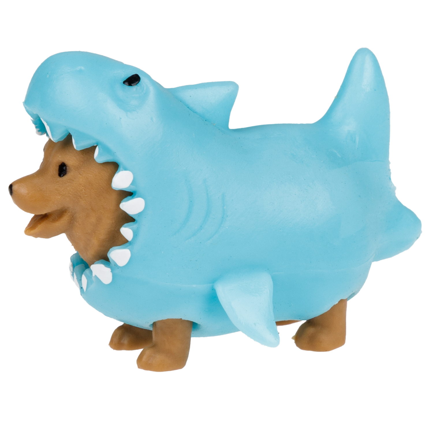 1toy "Прокачка для собачки", тянущиеся собачки в костюмчиках, мини 3,5*3,5*4 см д/б 24 шт