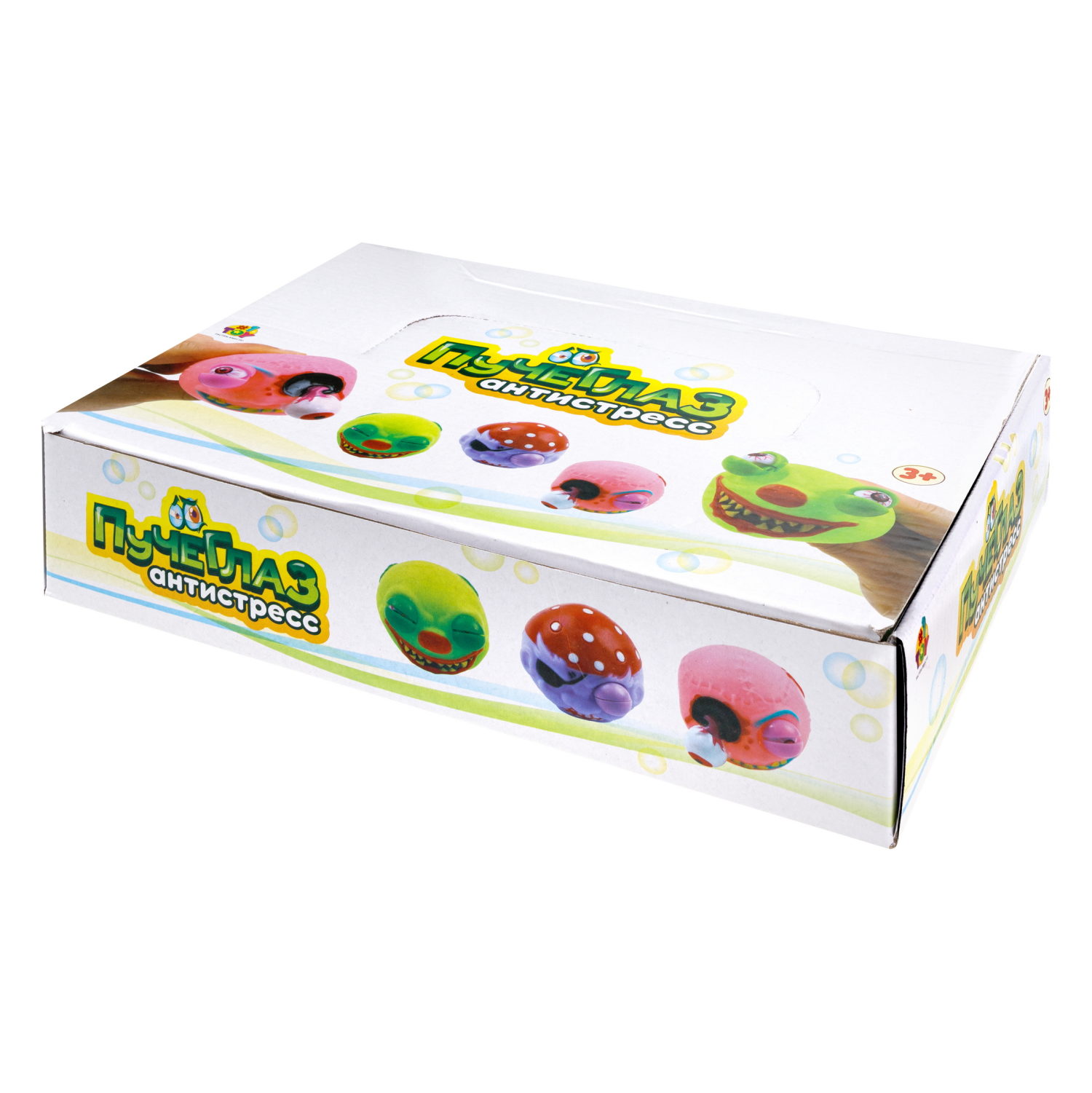 Игрушка антистресс для рук 1TOY пучеглаз Пираты, резиновая, мялка, жмякалка, для детей, для взрослого