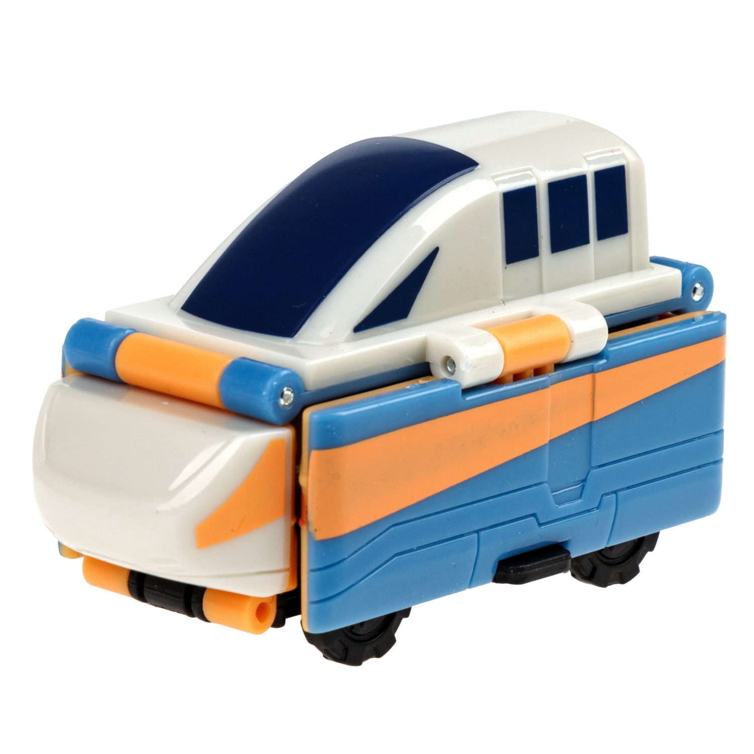 1toy Transcar Double: Паровоз – Скоростной поезд, 8 см, блистер