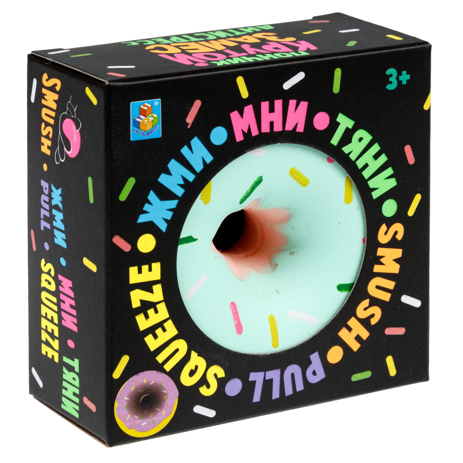 Игрушка-антистресс 1TOY Крутой замес «Пончик», в ассортименте