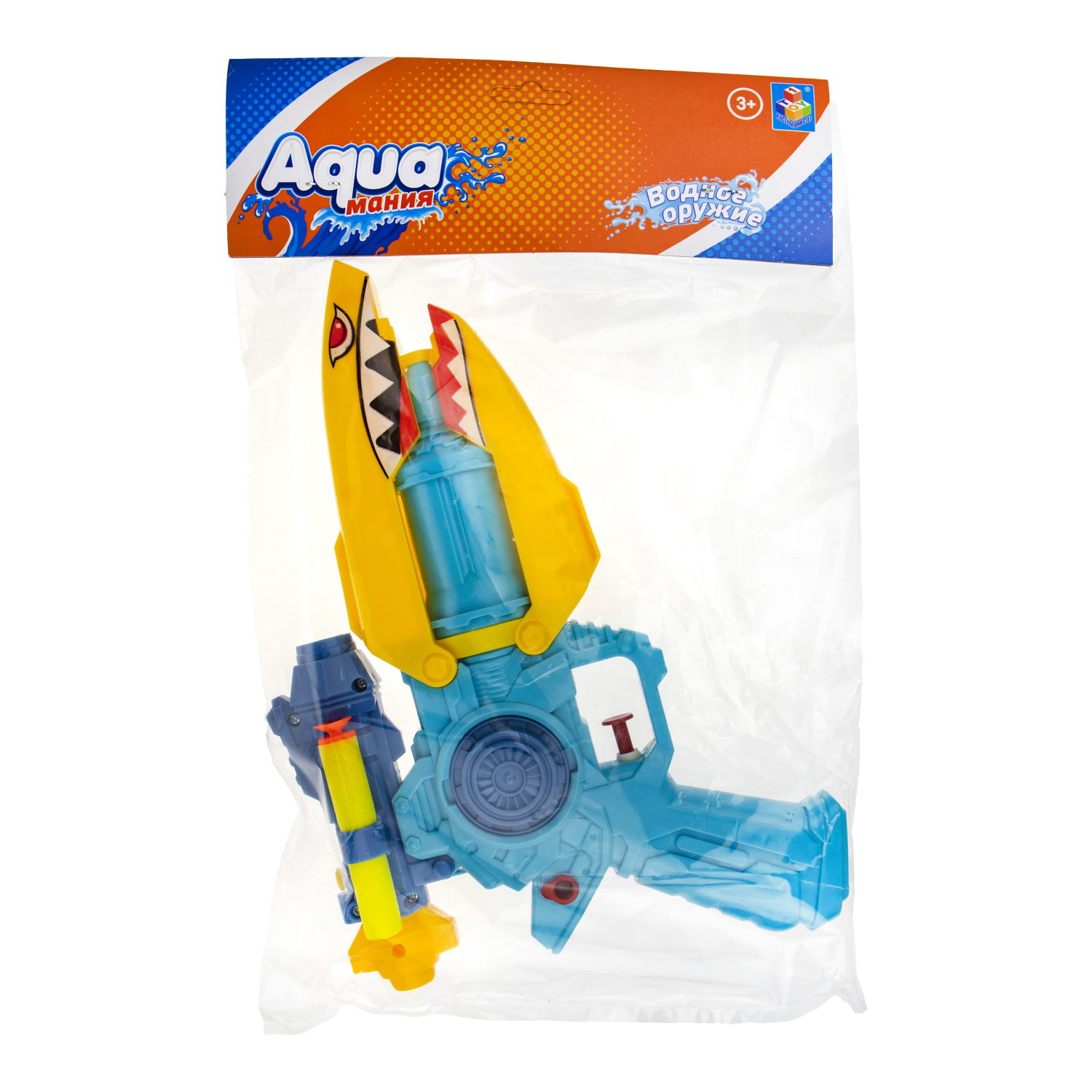 Водяной пистолет 1TOY Аквамания Акула