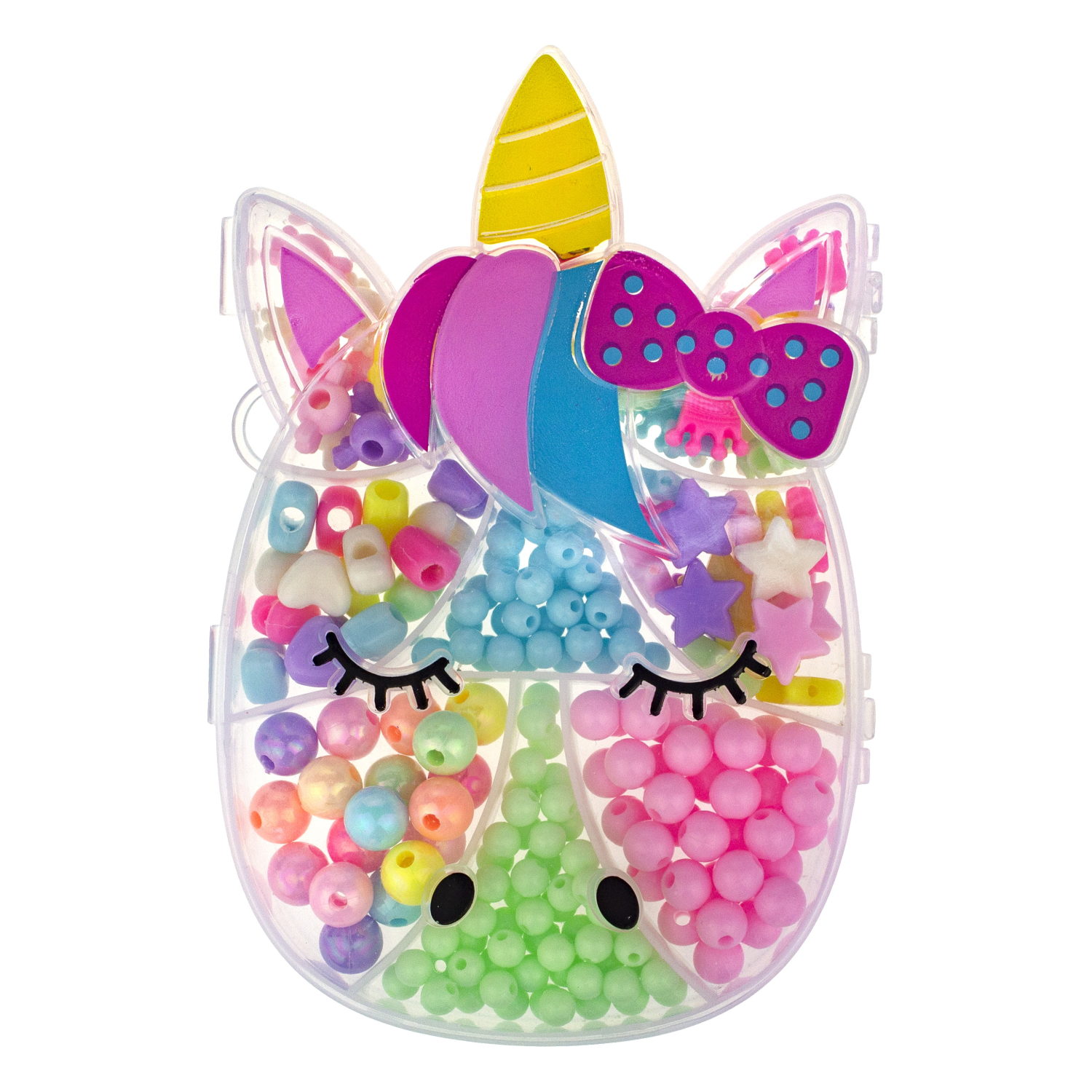 1TOY набор бусин "Bijou DIY" Единорог, 230 бусин